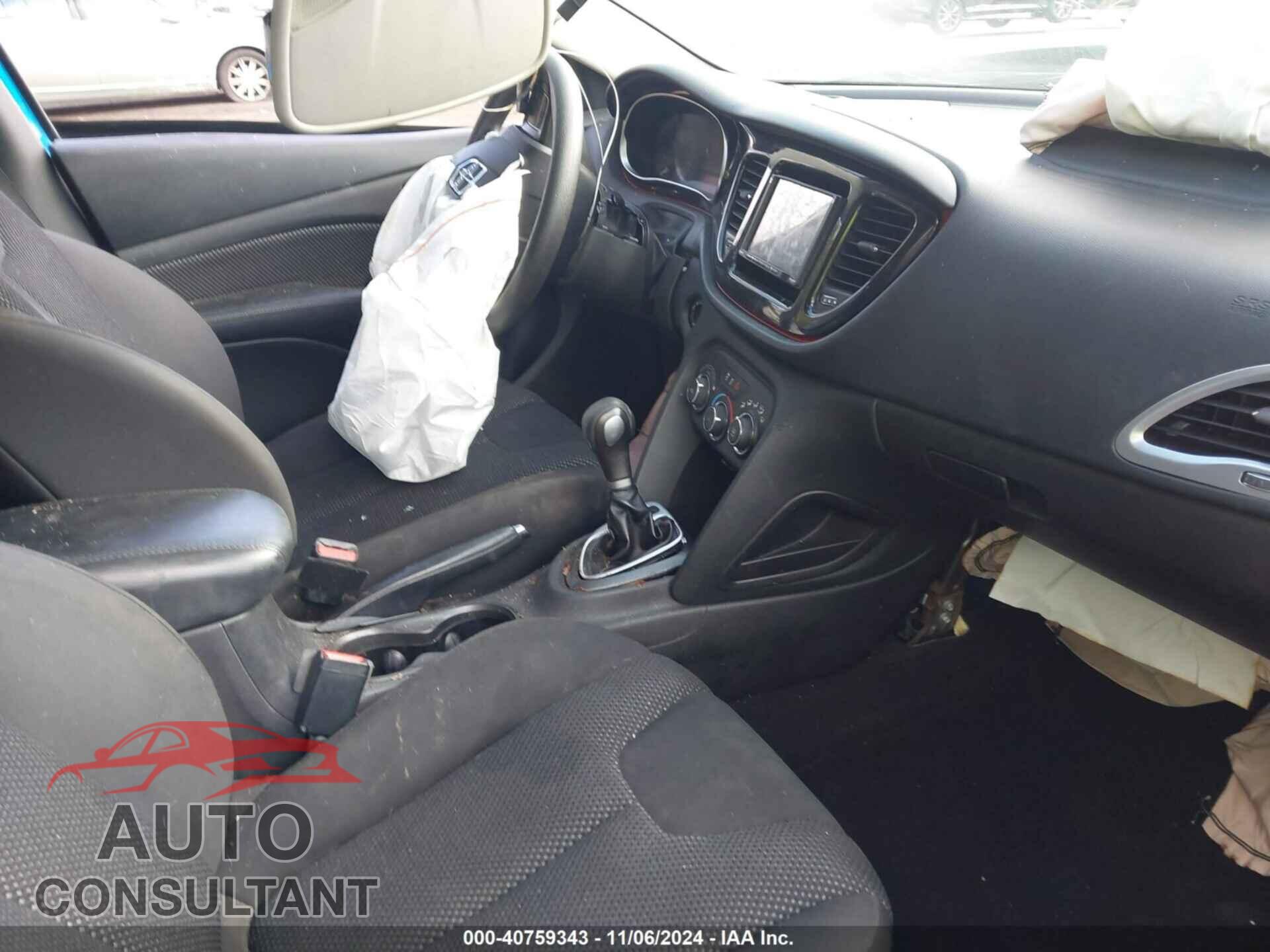 DODGE DART 2016 - 1C3CDFAA7GD606849