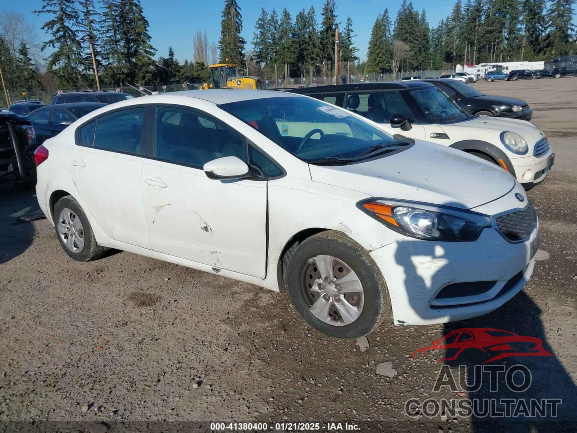 KIA FORTE 2016 - KNAFK4A60G5579094