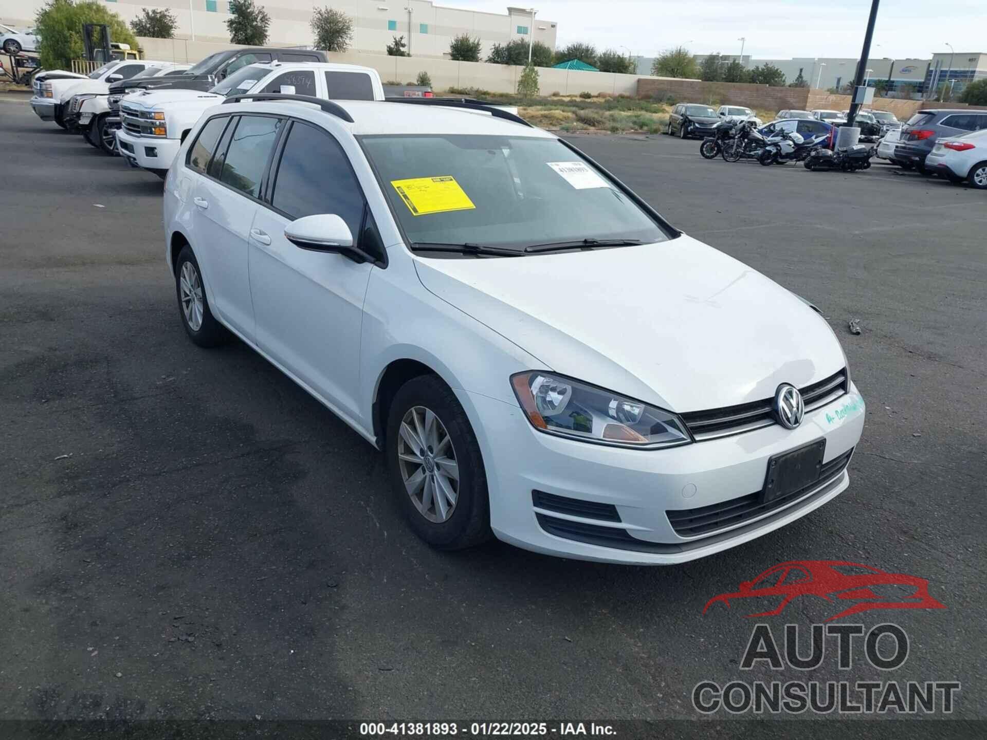 VOLKSWAGEN GOLF SPORTWAGEN 2017 - 3VWC17AU8HM504161