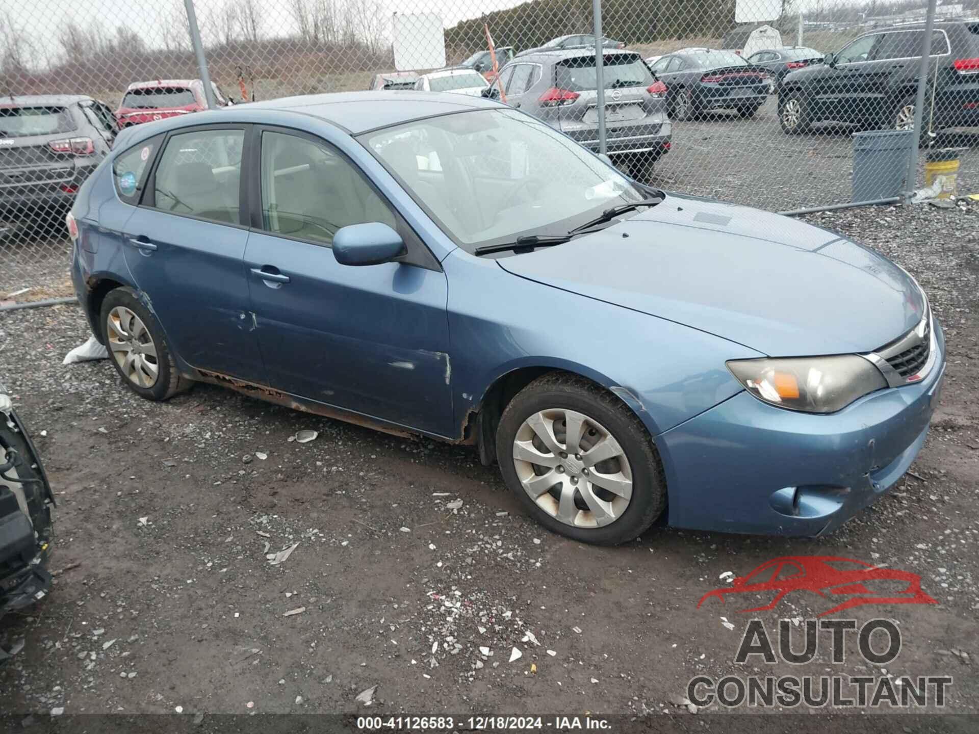 SUBARU IMPREZA 2009 - JF1GH61619H811758