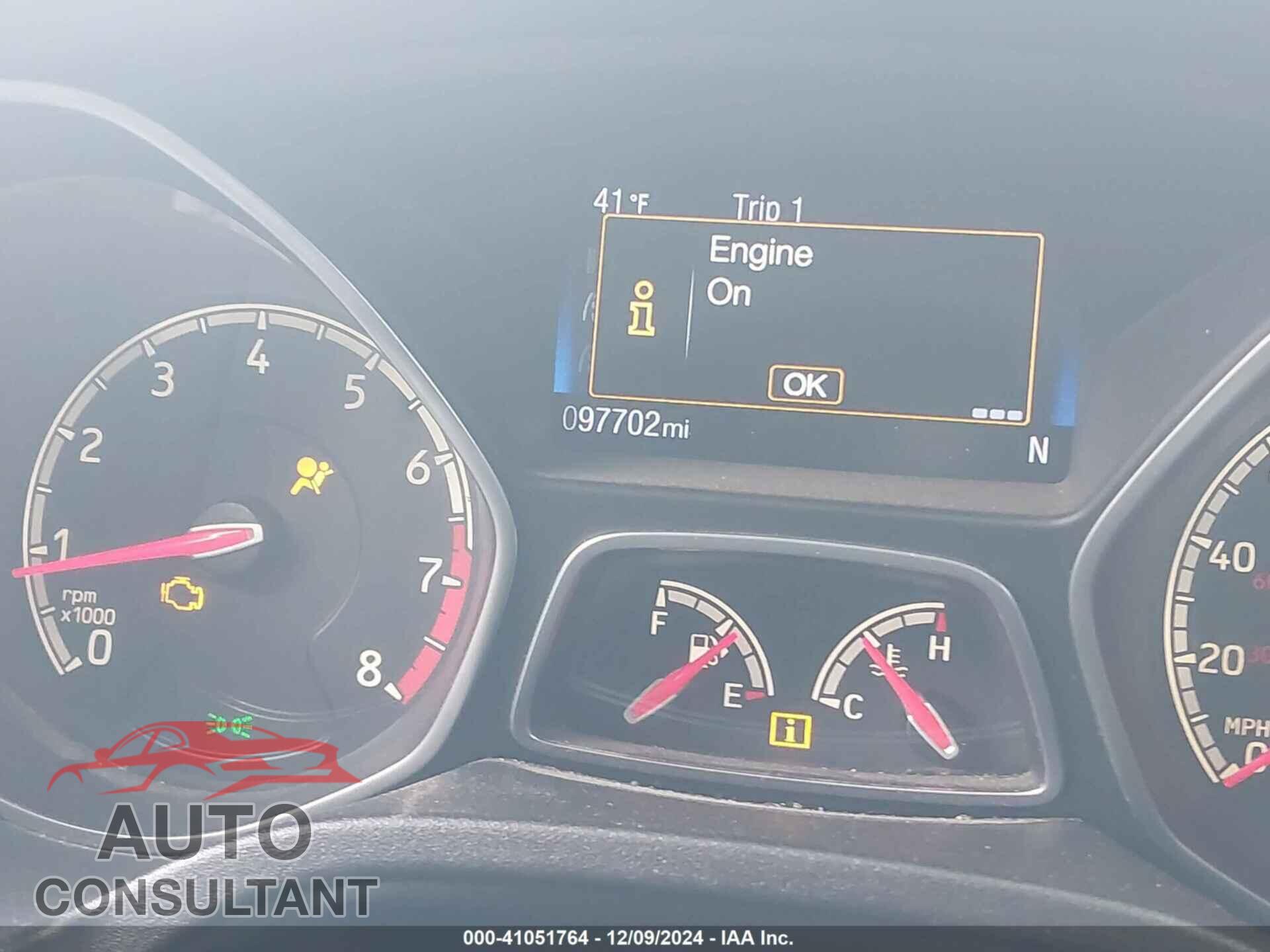 FORD FOCUS ST 2017 - 1FADP3L96HL202429