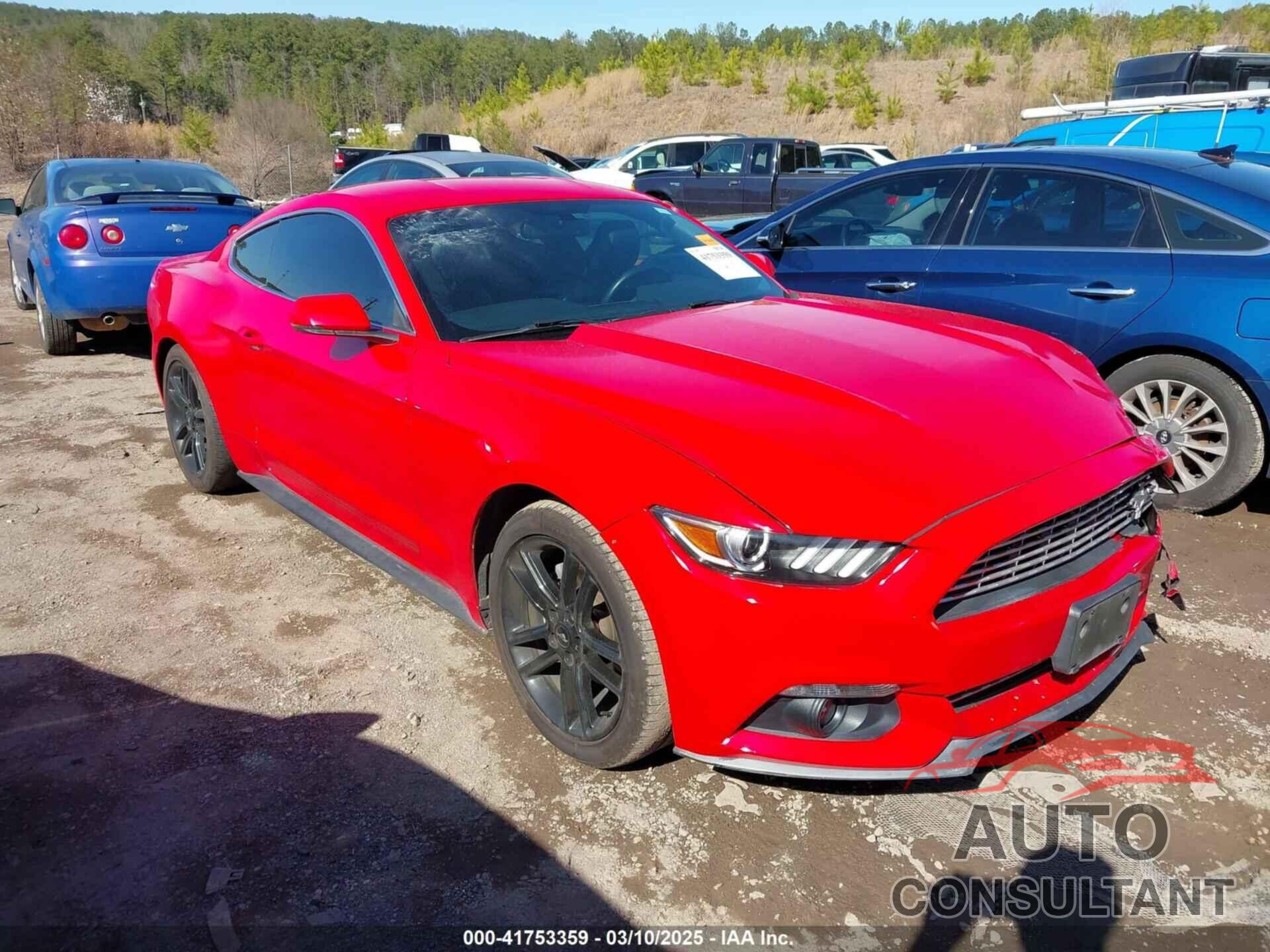 FORD MUSTANG 2017 - 1FA6P8TH7H5247266