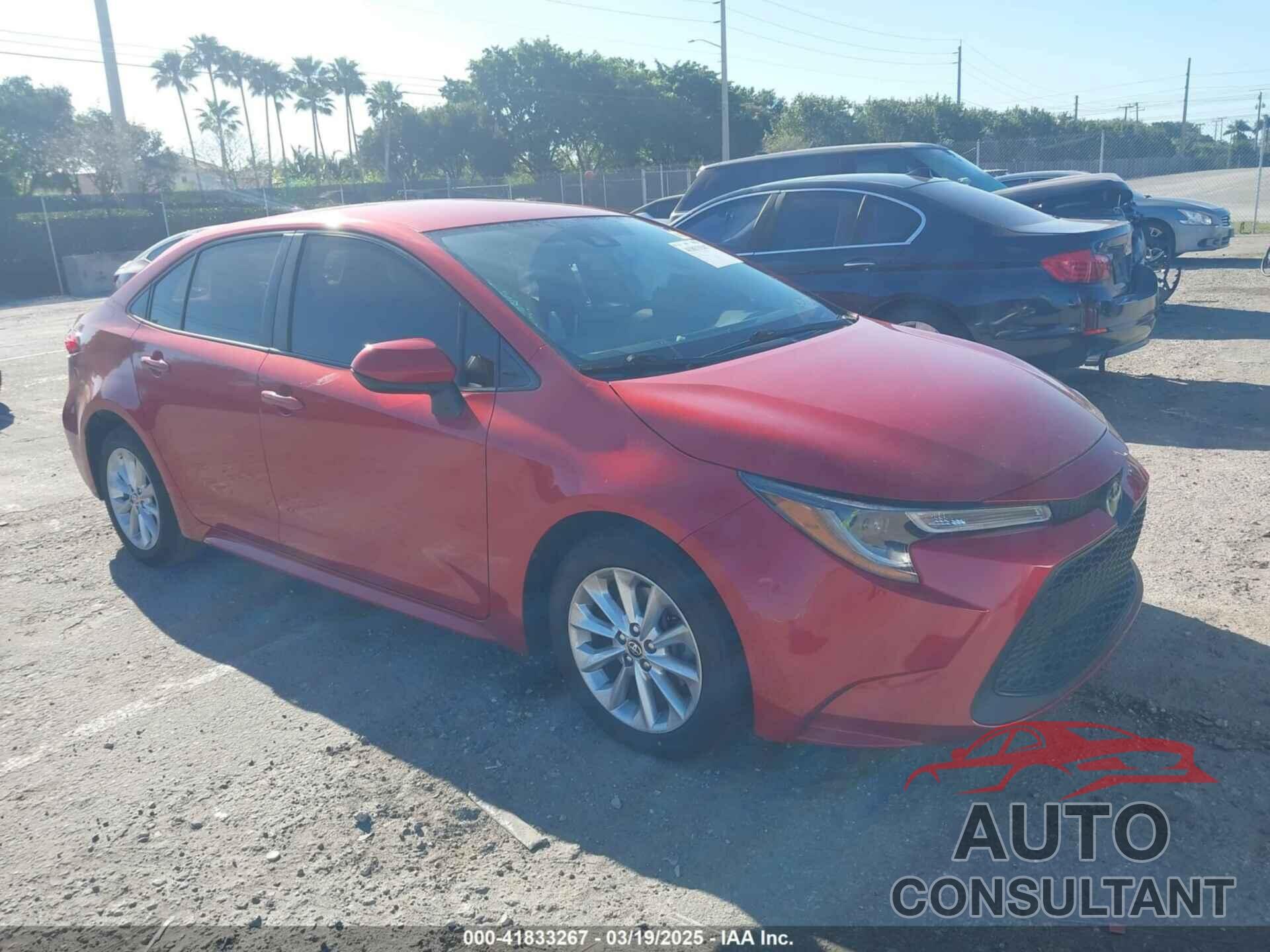 TOYOTA COROLLA 2021 - JTDVPMAE7MJ145782