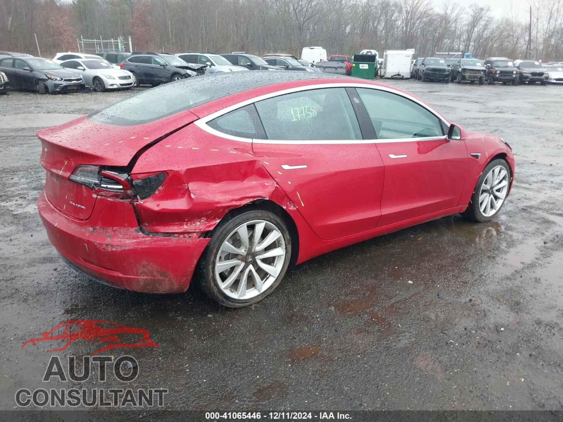 TESLA MODEL 3 2020 - 5YJ3E1EB8LF620356