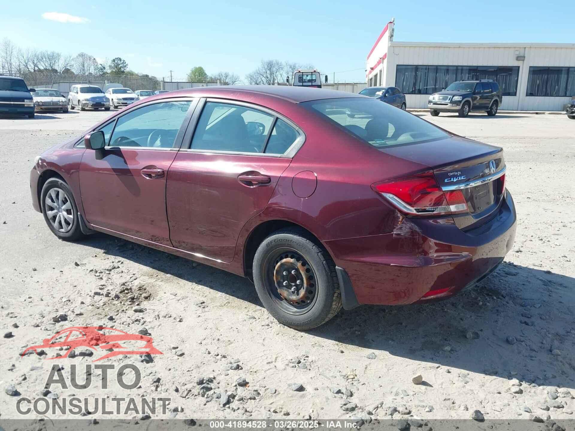 HONDA CIVIC 2014 - 19XFB2F5XEE009709