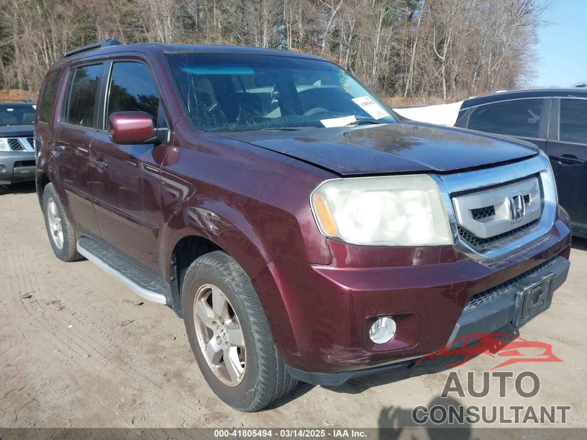 HONDA PILOT 2011 - 5FNYF4H57BB072620
