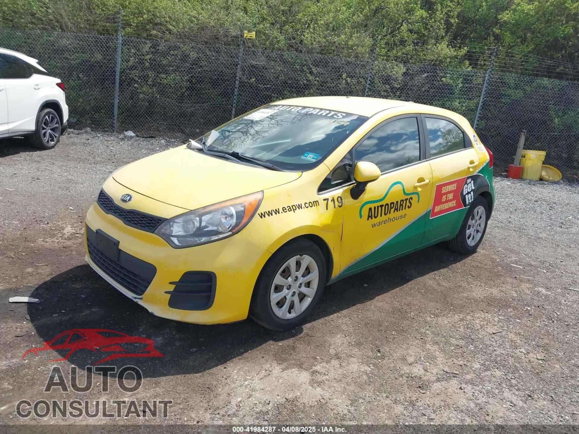 KIA RIO 2017 - KNADM5A34H6007857