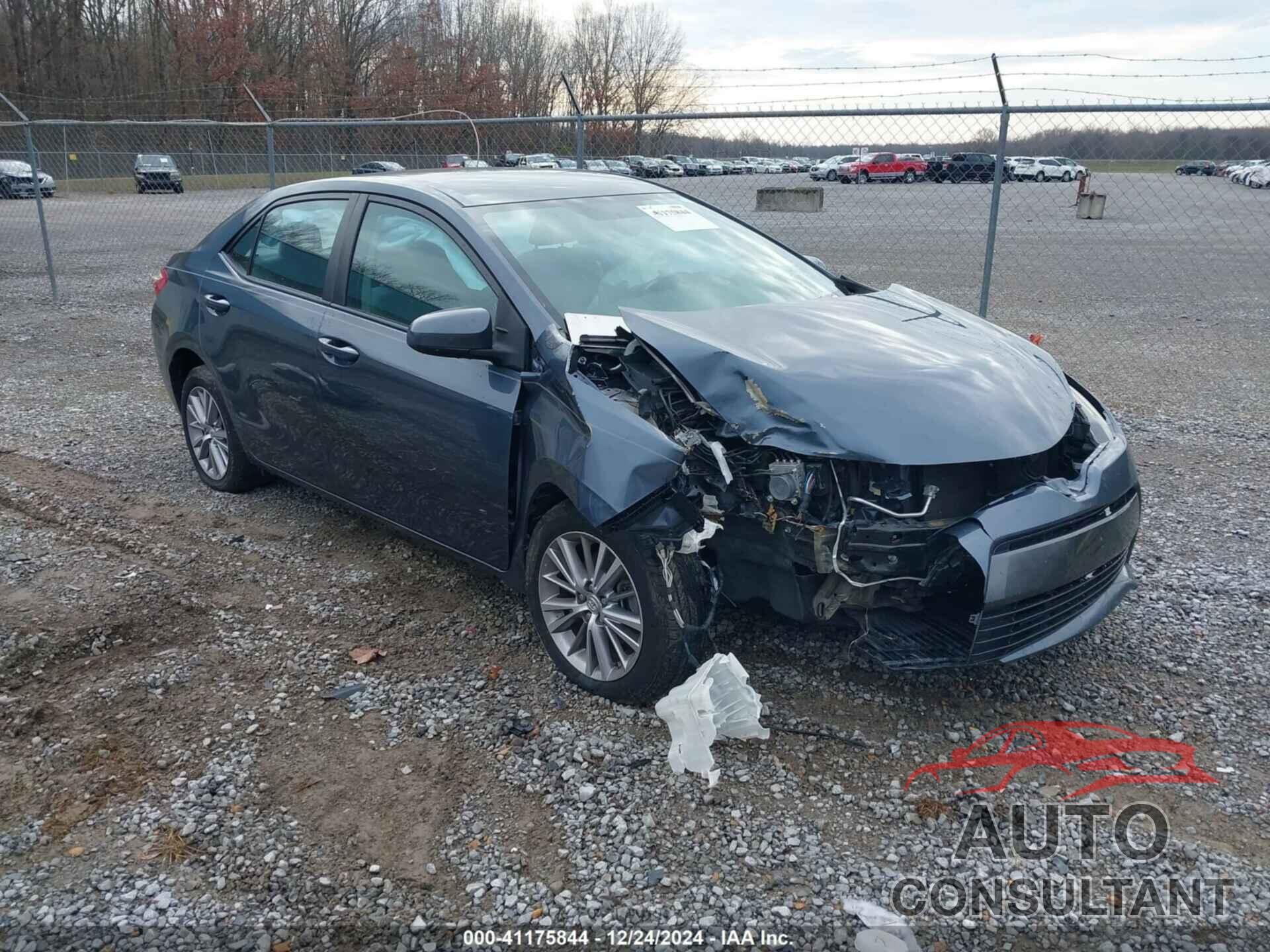 TOYOTA COROLLA 2014 - 5YFBURHE4EP120415