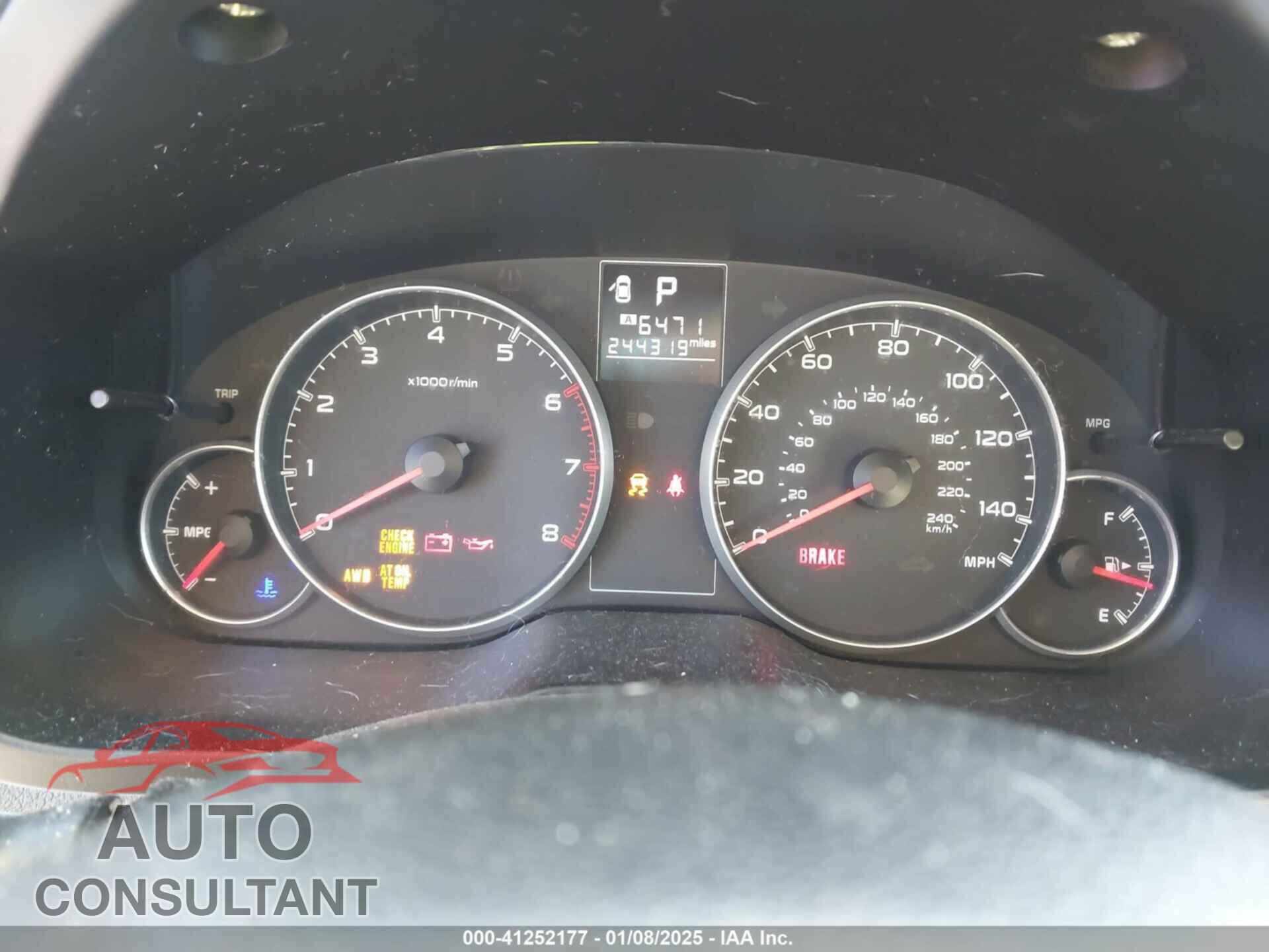 SUBARU OUTBACK 2014 - 4S4BRCCC4E3260294