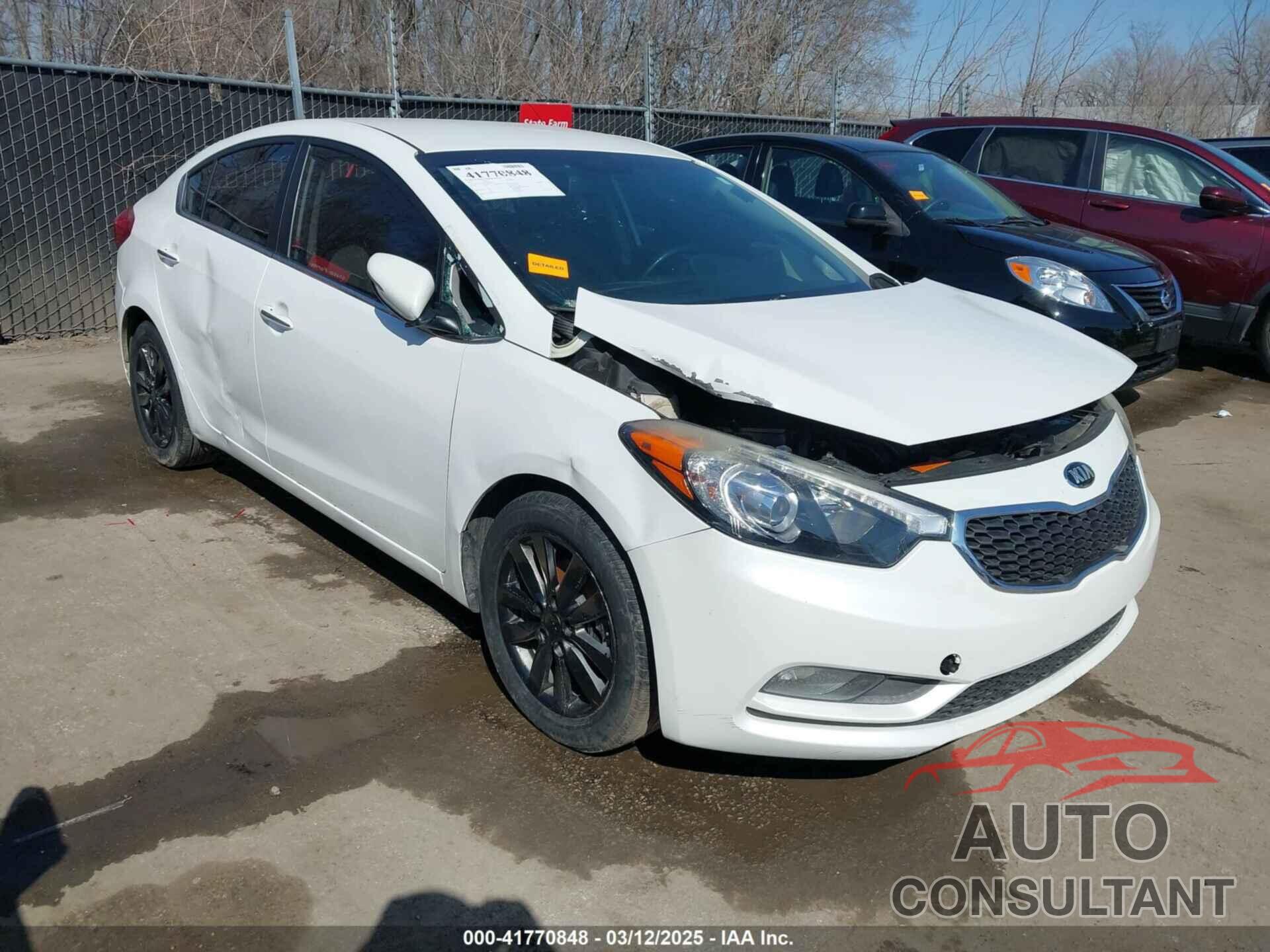 KIA FORTE 2015 - KNAFX4A80F5291691