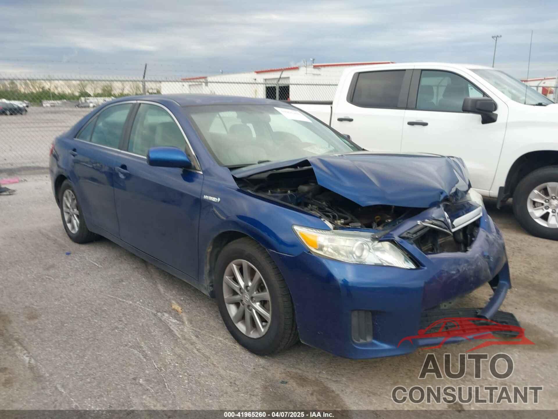 TOYOTA CAMRY HYBRID 2011 - 4T1BB3EK9BU130445