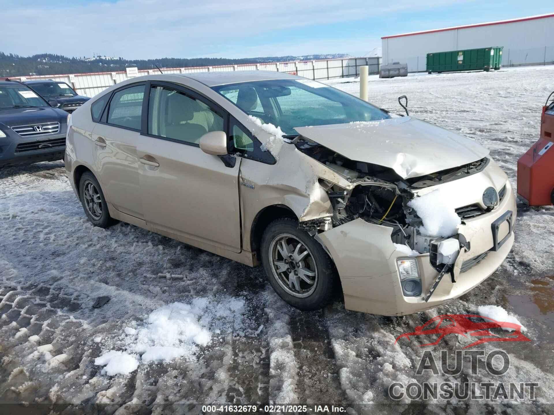 TOYOTA PRIUS 2010 - JTDKN3DU8A0231013