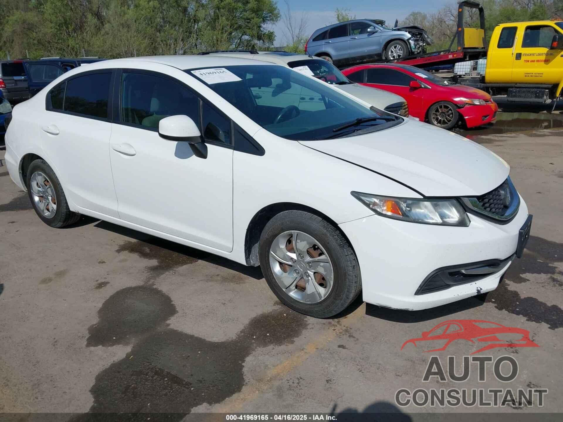 HONDA CIVIC 2013 - 2HGFB2F54DH550601