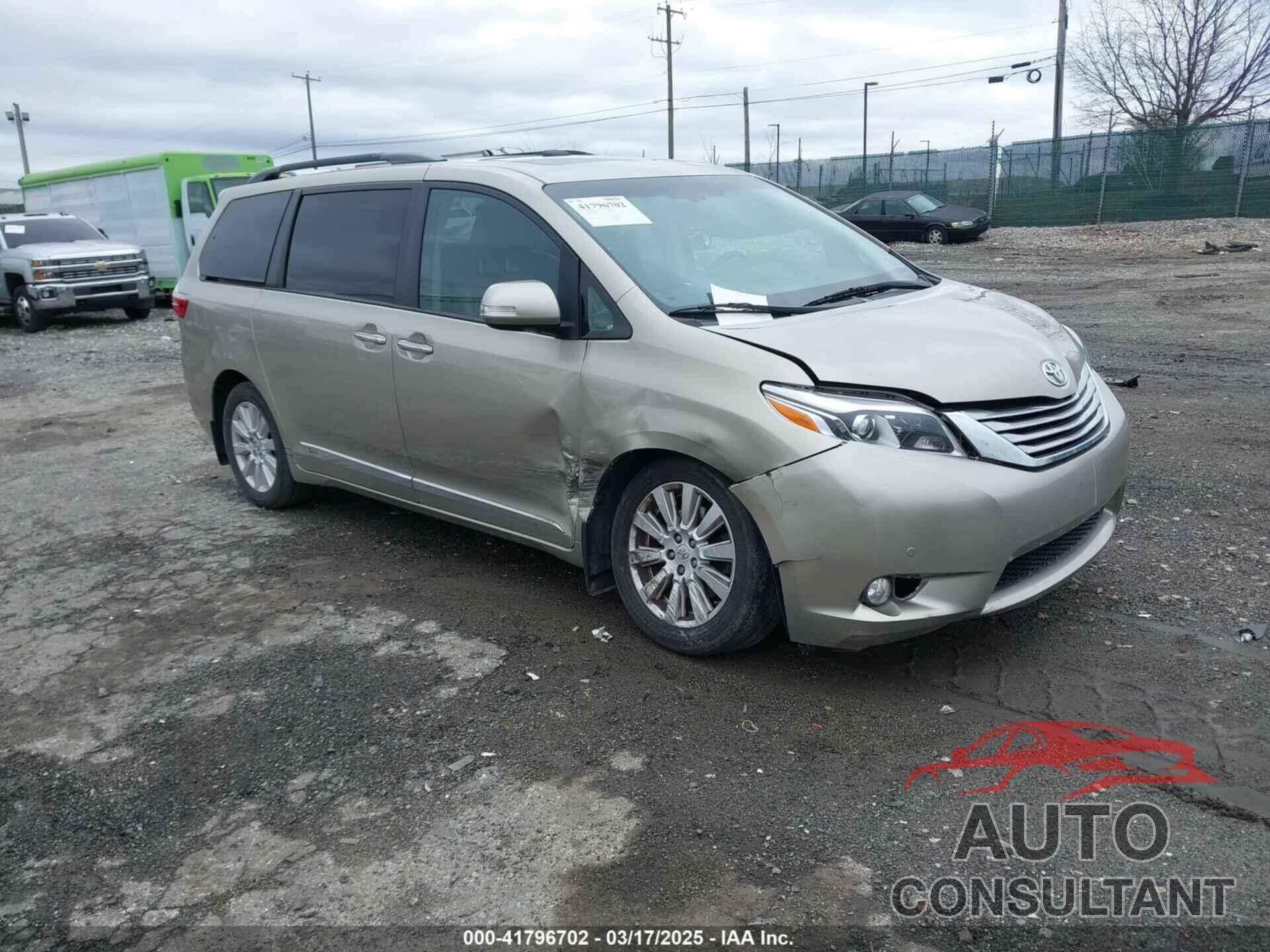 TOYOTA SIENNA 2017 - 5TDDZ3DC9HS166409