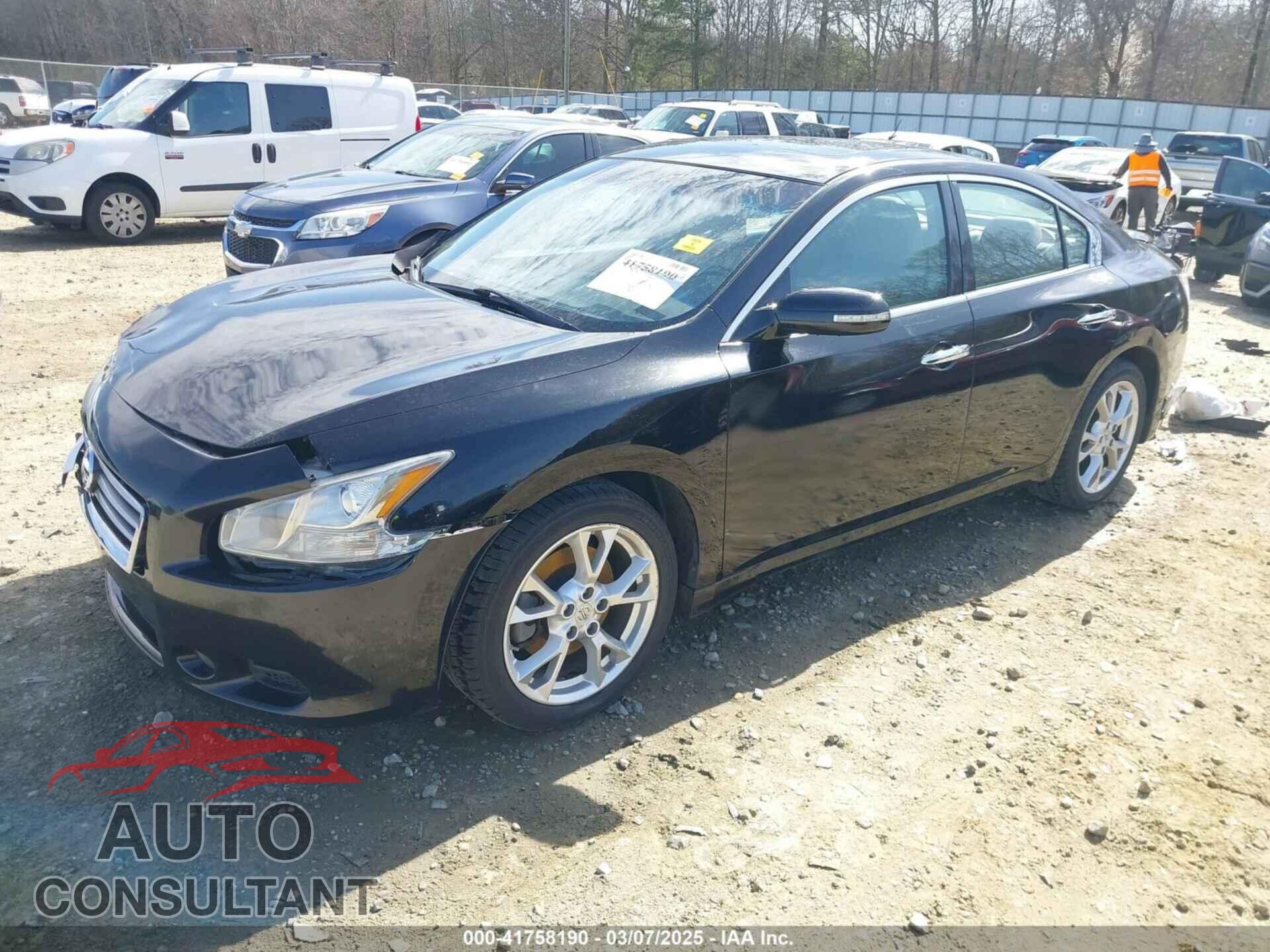 NISSAN MAXIMA 2012 - 1N4AA5AP1CC860802
