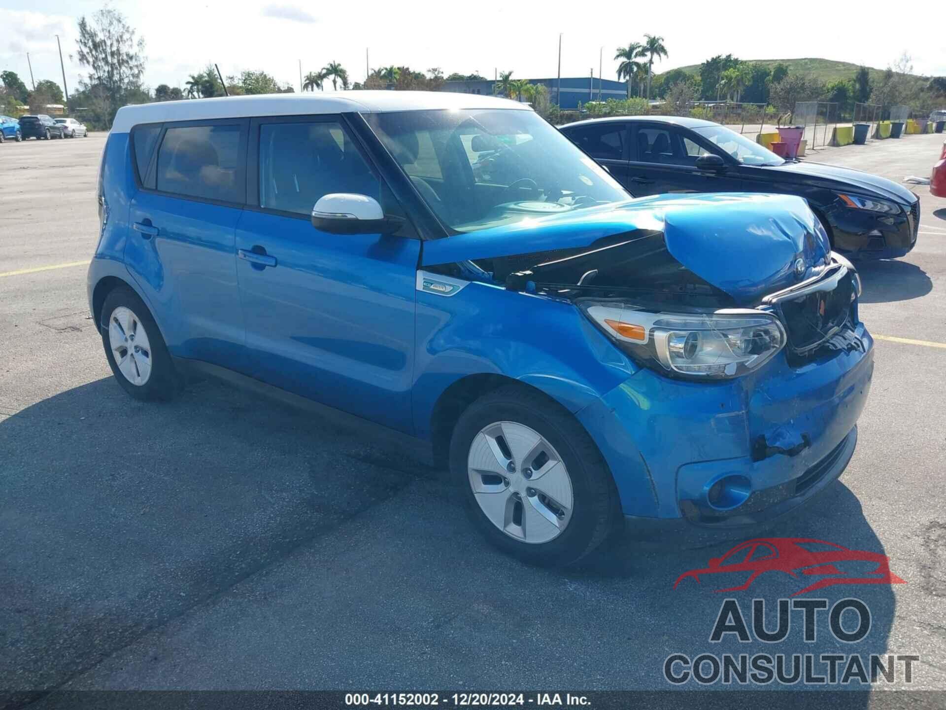 KIA SOUL EV 2015 - KNDJP3AE2F7003638