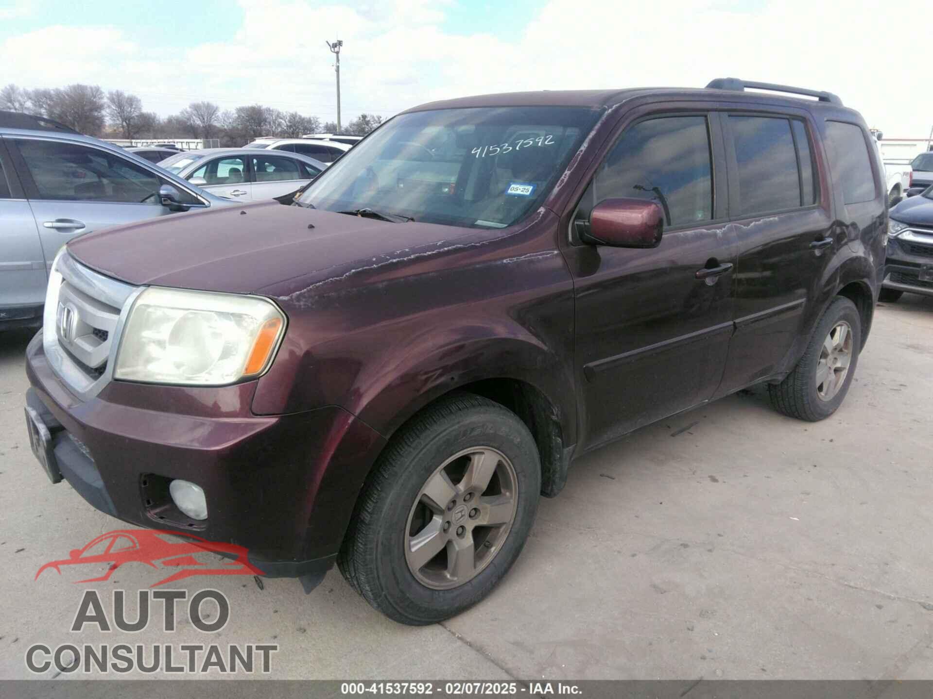 HONDA PILOT 2011 - 5FNYF3H44BB041455