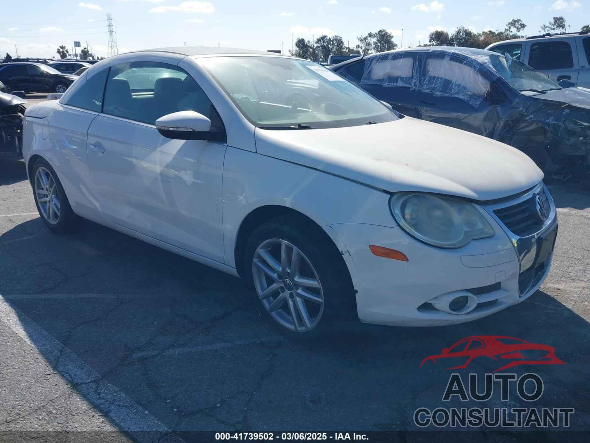 VOLKSWAGEN EOS 2009 - WVWFA71F39V009343