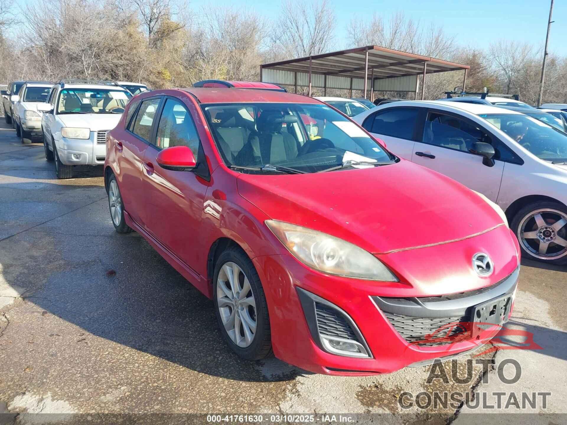 MAZDA MAZDA3 2011 - JM1BL1K58B1475598