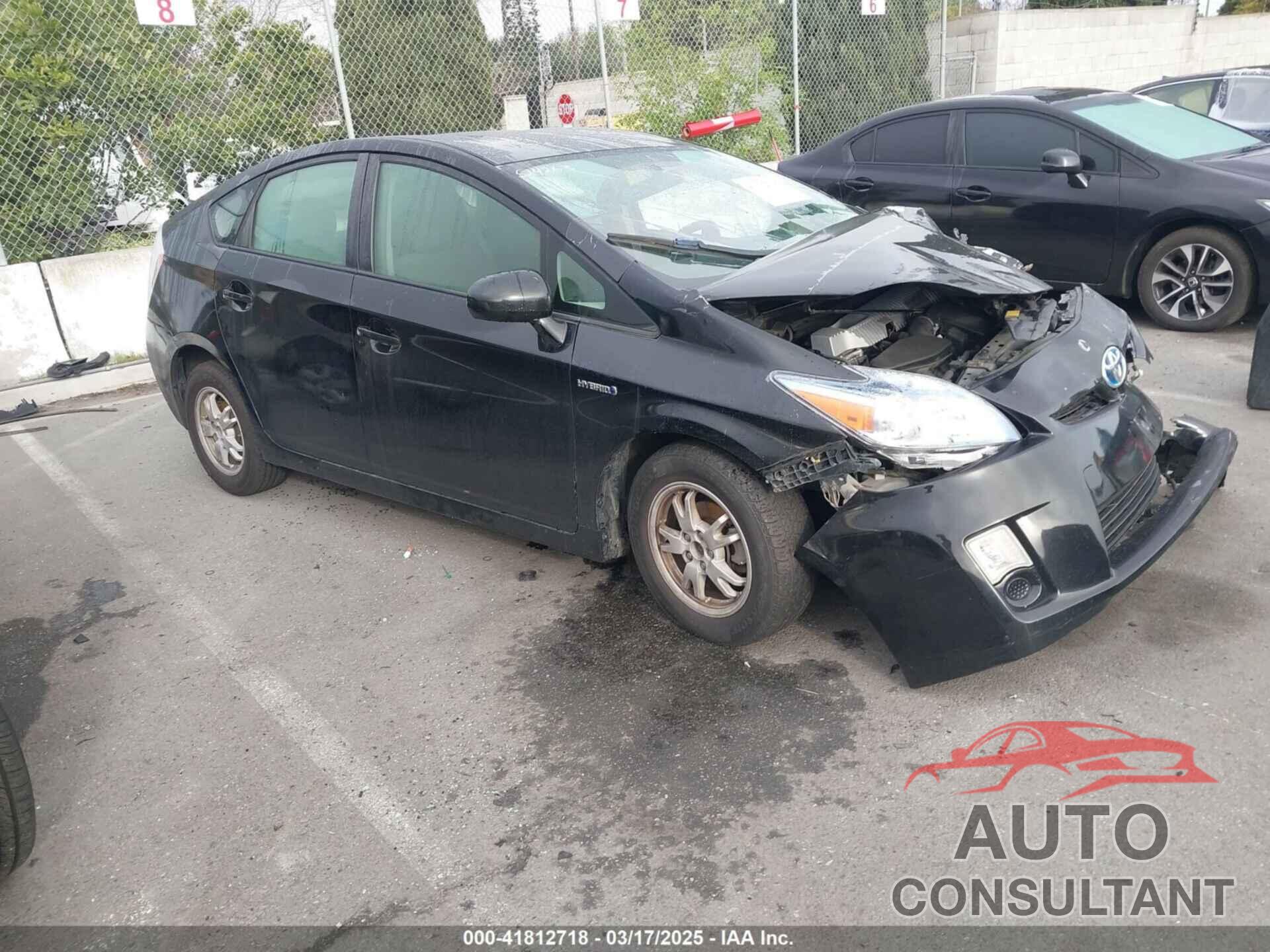 TOYOTA PRIUS 2010 - JTDKN3DU7A1286319