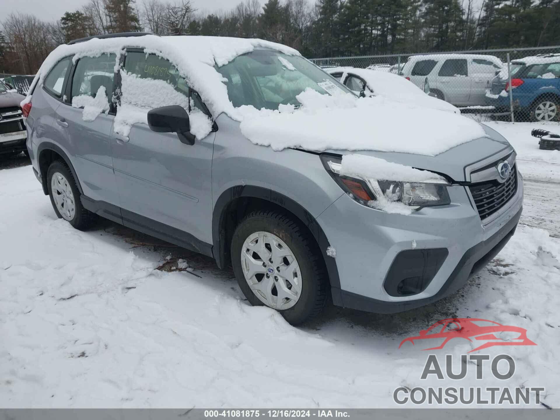 SUBARU FORESTER 2019 - JF2SKACC1KH462345