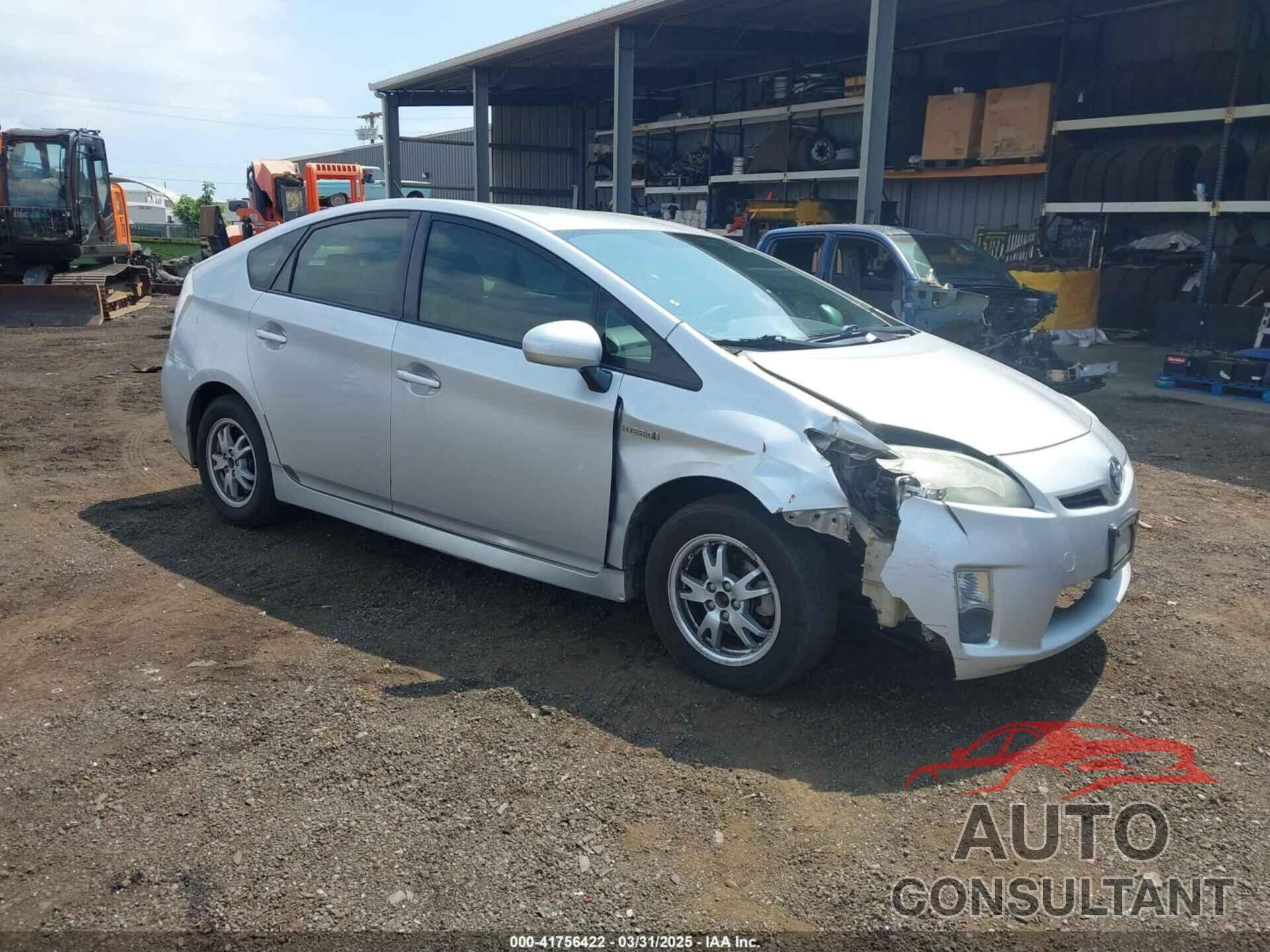 TOYOTA PRIUS 2011 - JTDKN3DU5B5373825