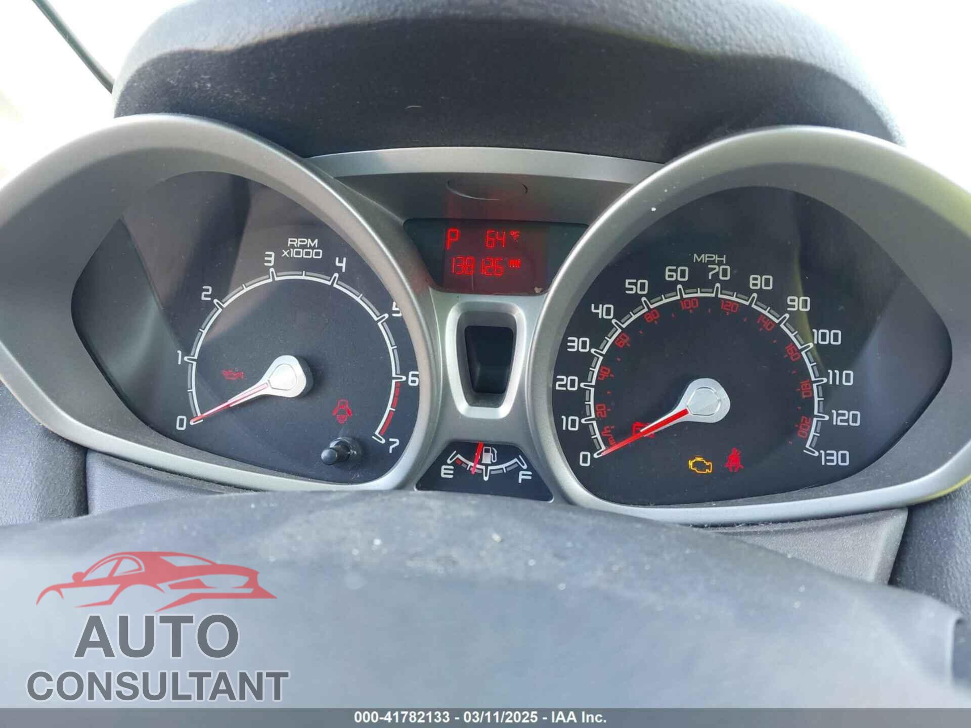 FORD FIESTA 2012 - 3FADP4BJ6CM123724