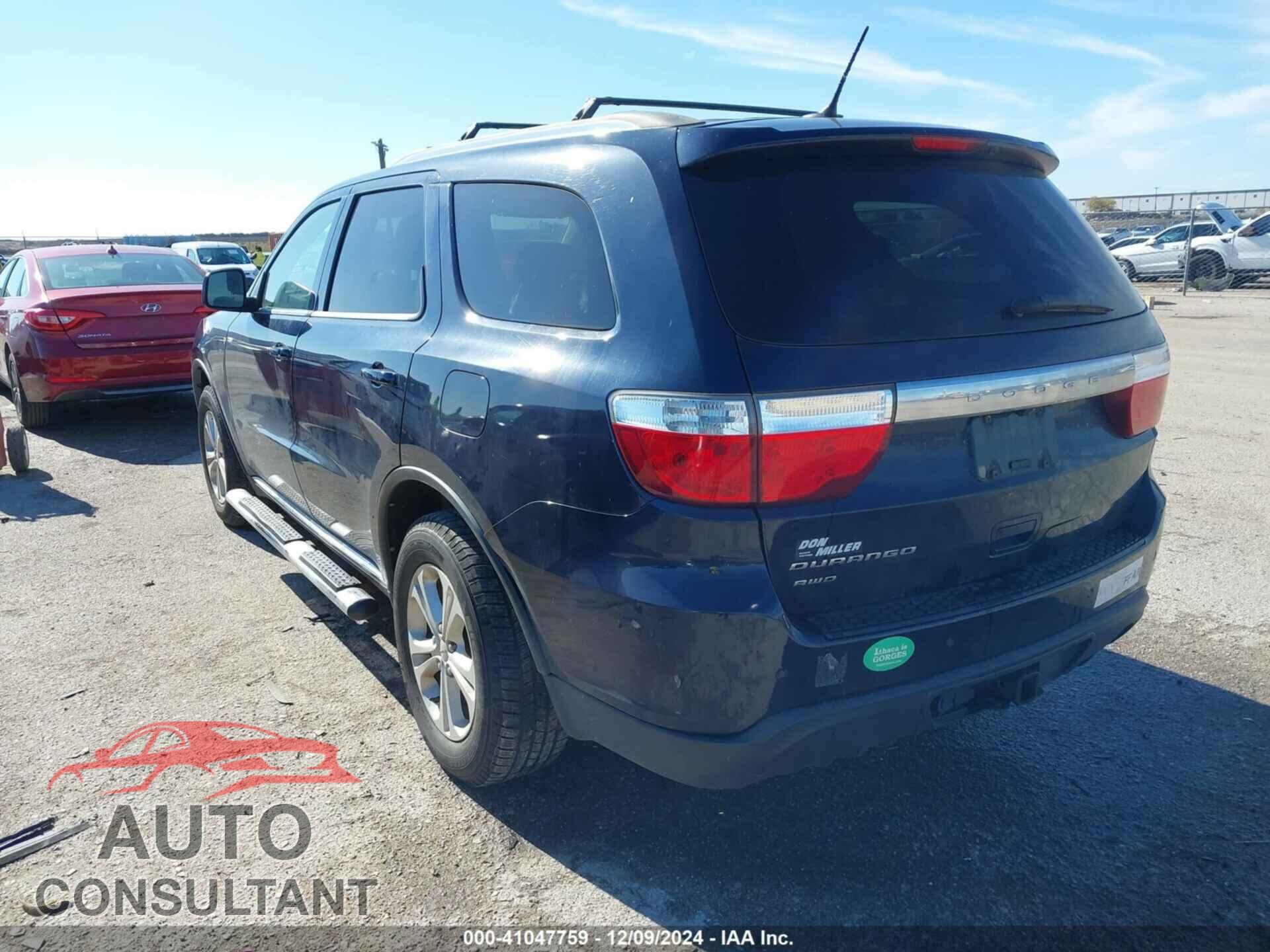 DODGE DURANGO 2013 - 1C4RDJAG6DC617808