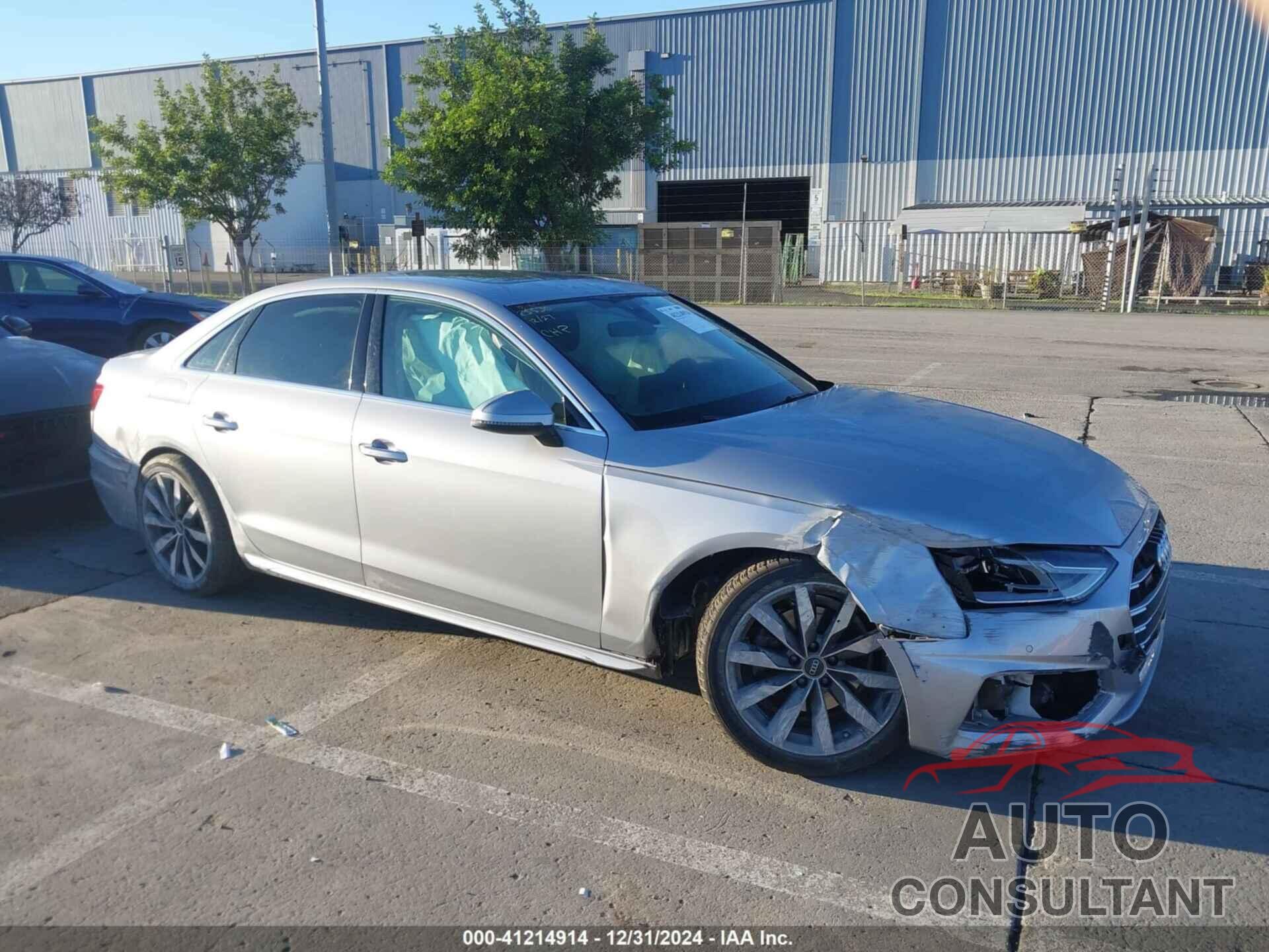 AUDI A4 2021 - WAUABAF41MA064608