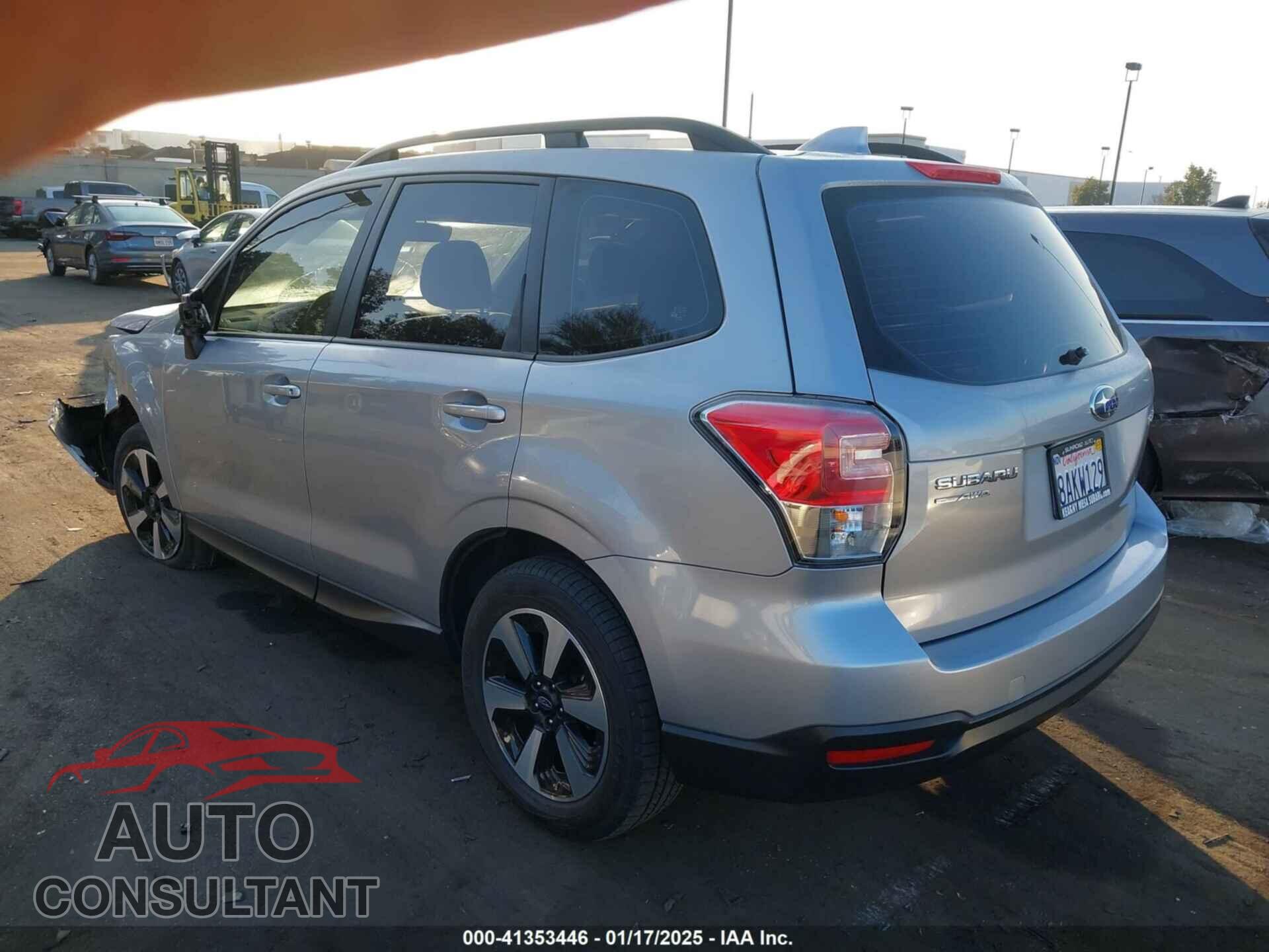 SUBARU FORESTER 2018 - JF2SJABC6JH414729