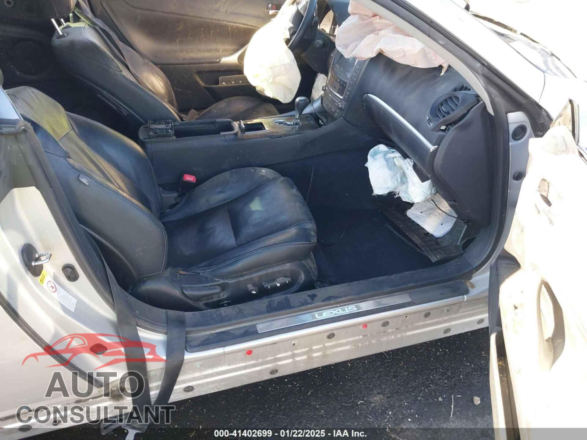 LEXUS IS 250C 2011 - JTHFF2C2XB2520455