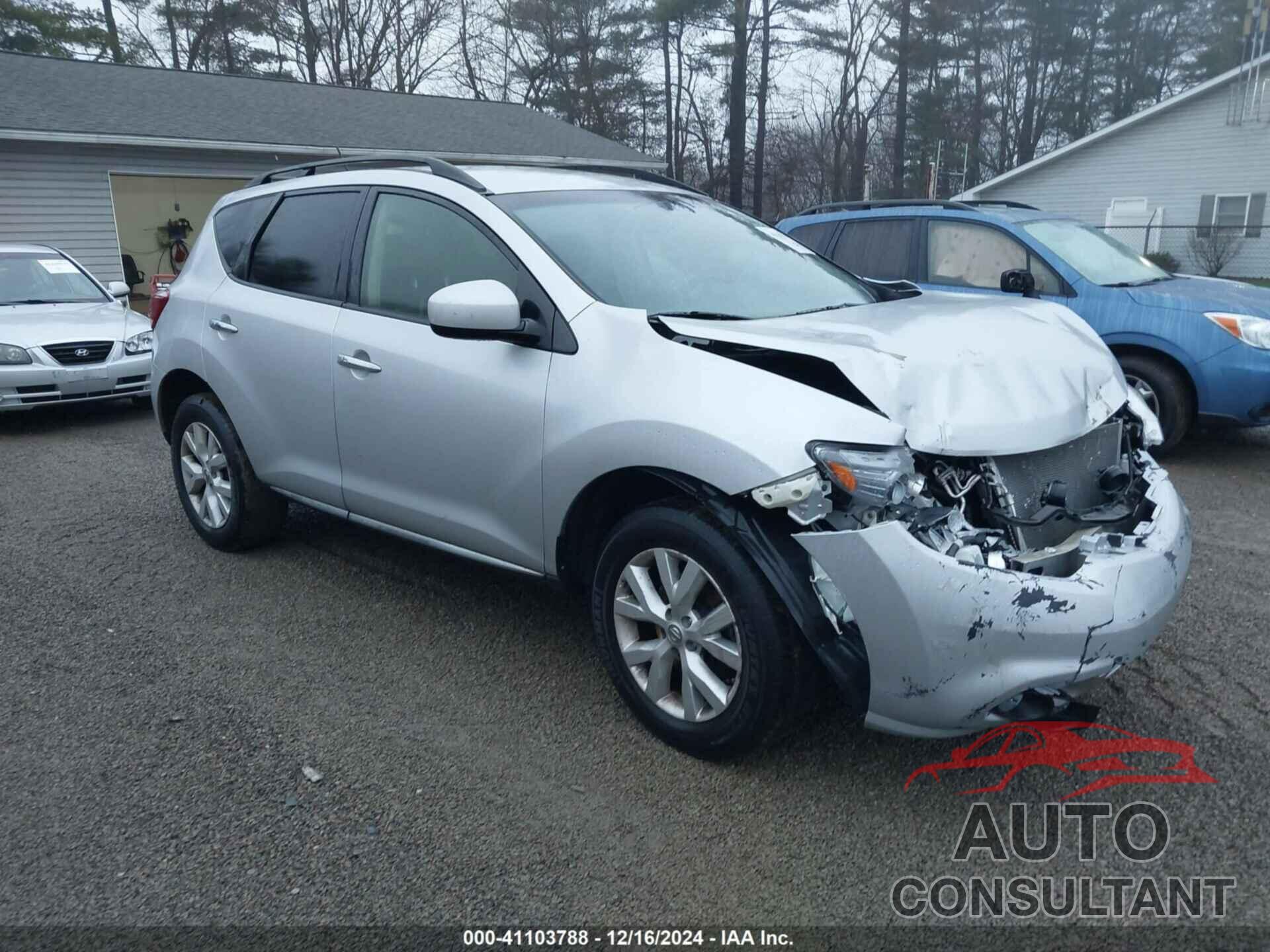 NISSAN MURANO 2013 - JN8AZ1MW8DW311536