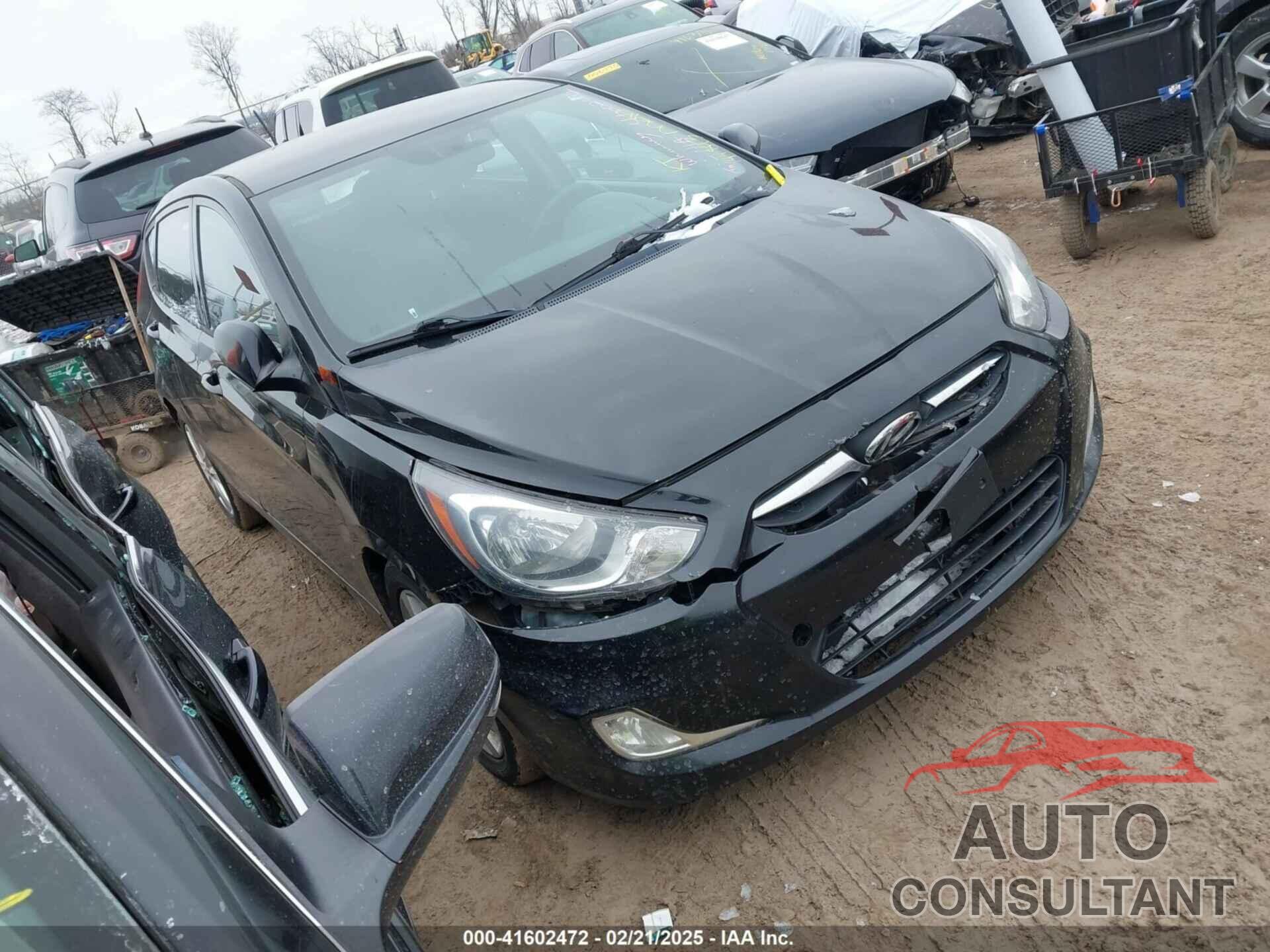 HYUNDAI ACCENT 2012 - KMHCU5AE7CU004466