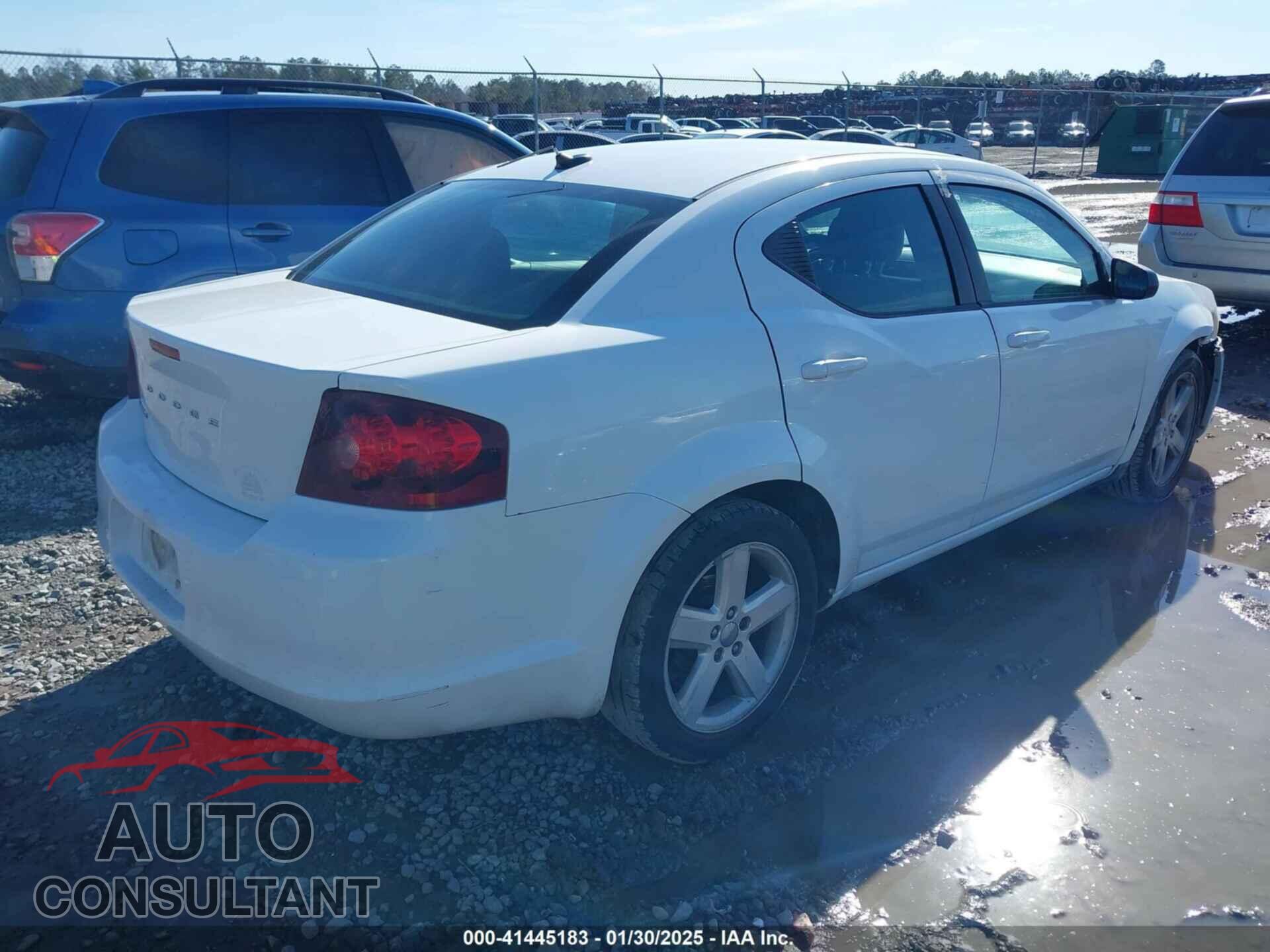 DODGE AVENGER 2013 - 1C3CDZAB3DN708262