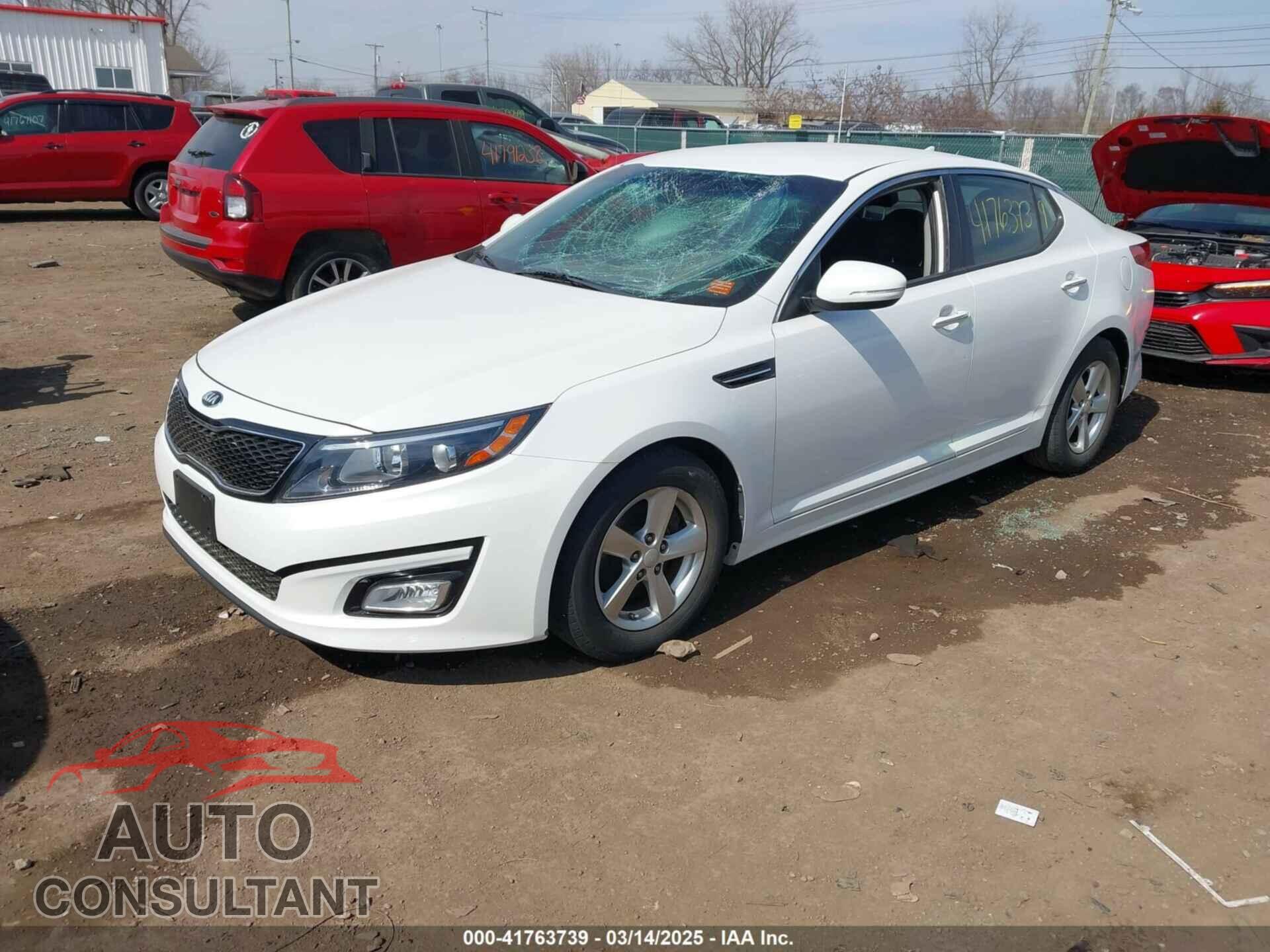 KIA OPTIMA 2015 - KNAGM4A71F5592264