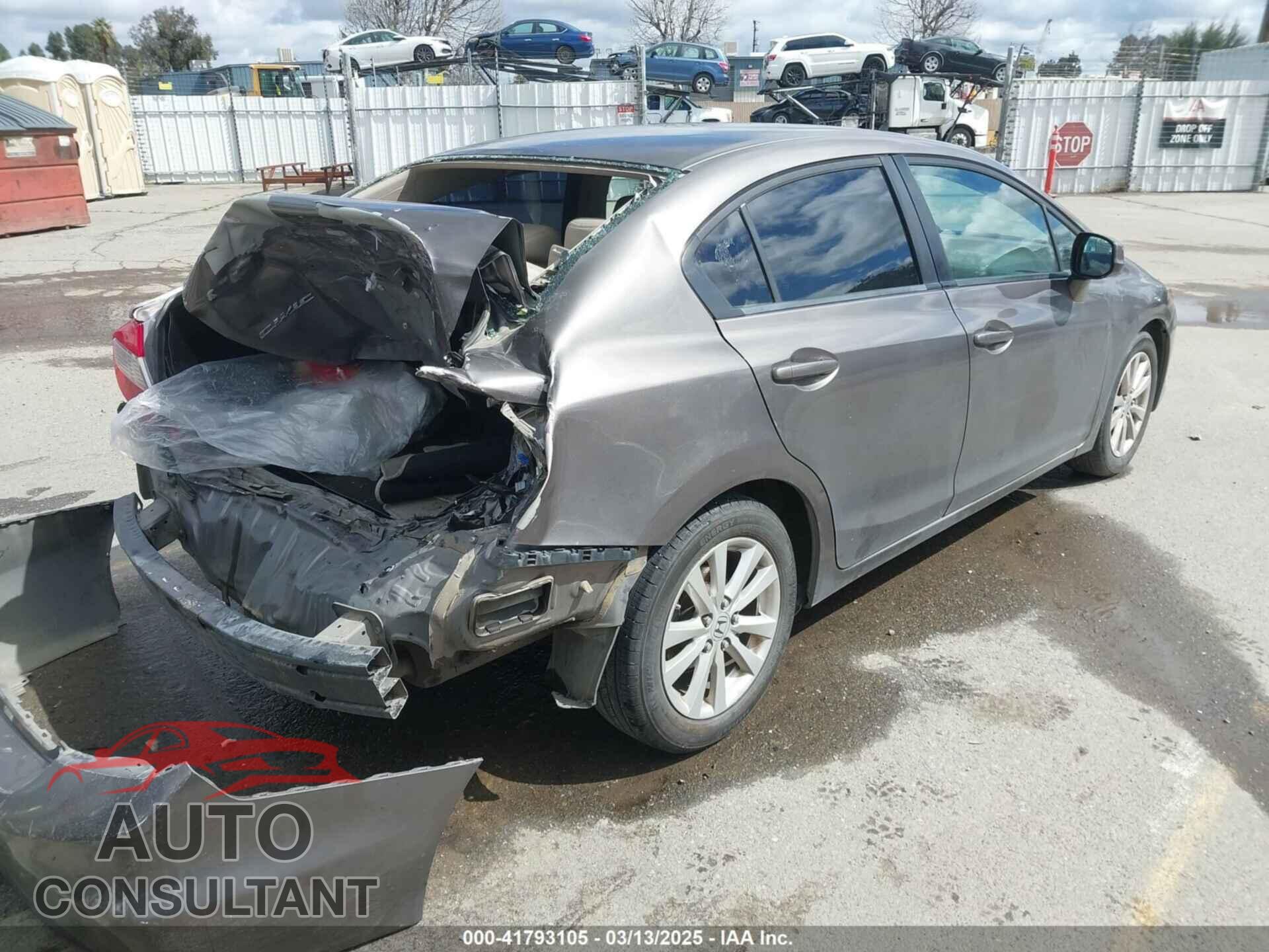 HONDA CIVIC 2012 - 19XFB2F92CE308319