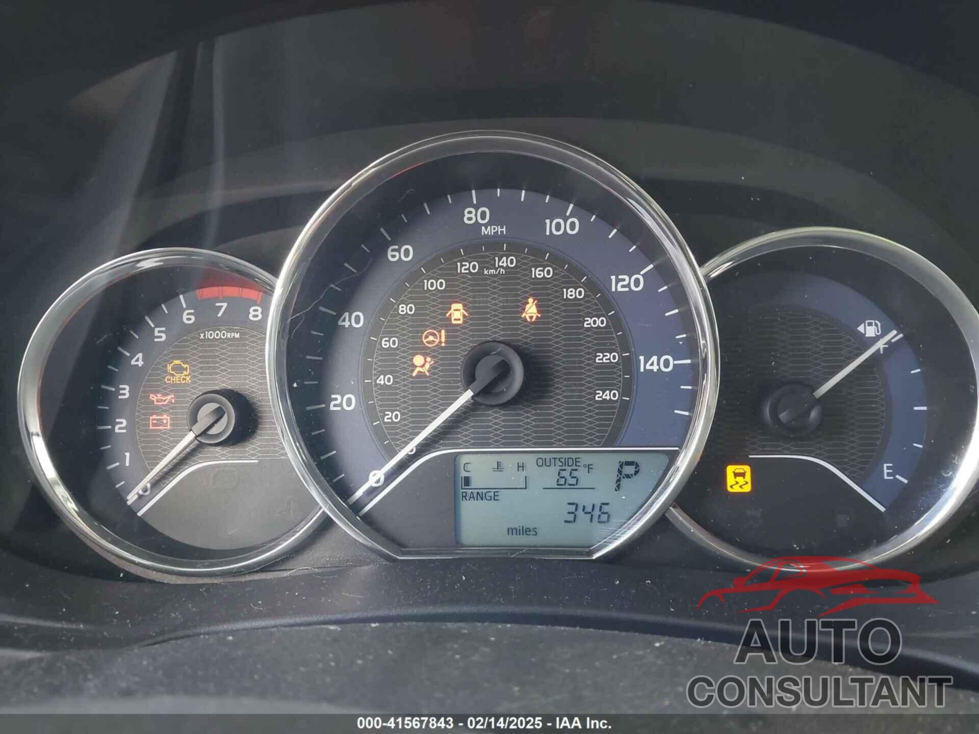 TOYOTA COROLLA 2016 - 5YFBURHE4GP484255