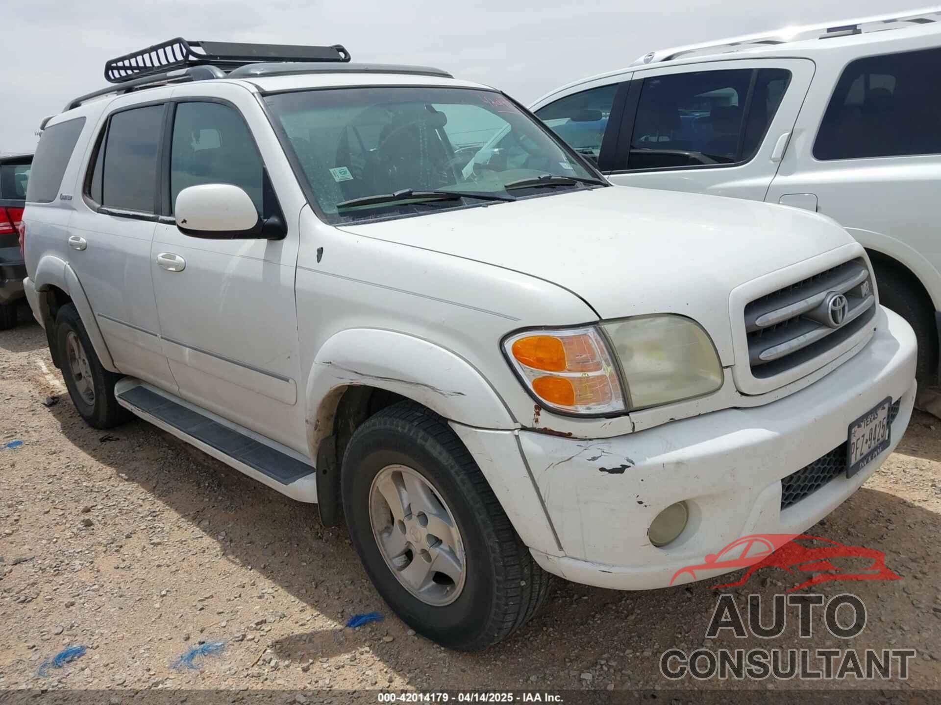 TOYOTA SEQUOIA 2001 - 5TDZT38AX1S054627