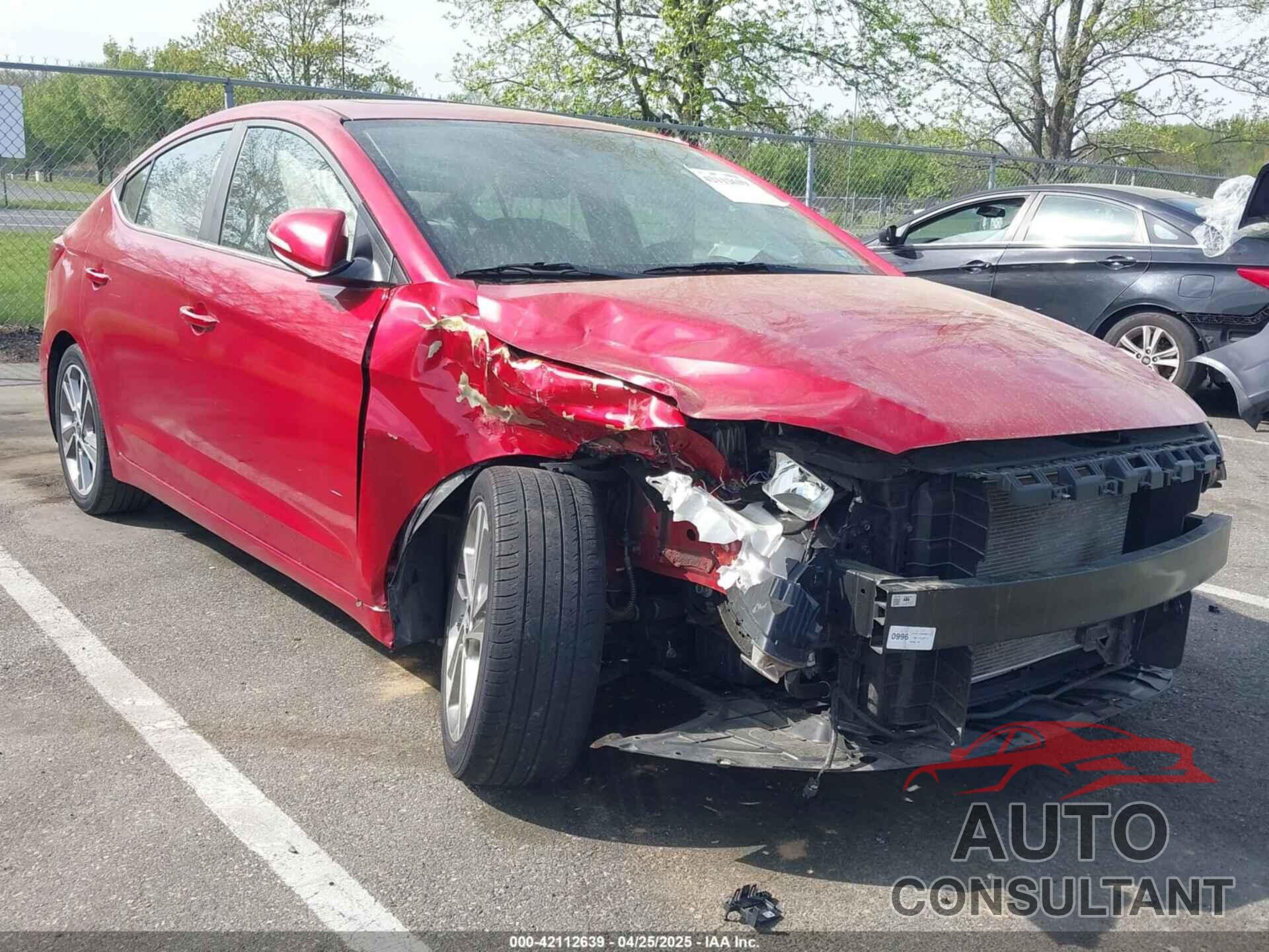 HYUNDAI ELANTRA 2018 - 5NPD84LF1JH291131
