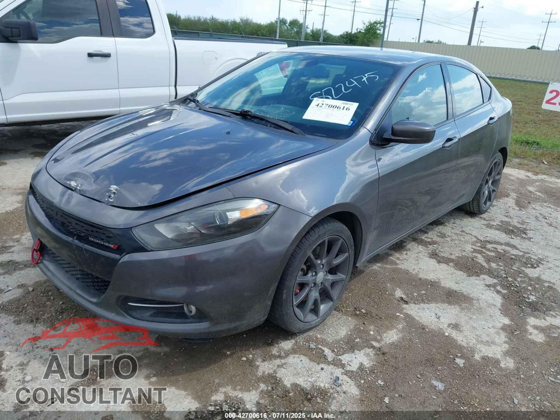 DODGE DART 2016 - 1C3CDFFA8GD822475