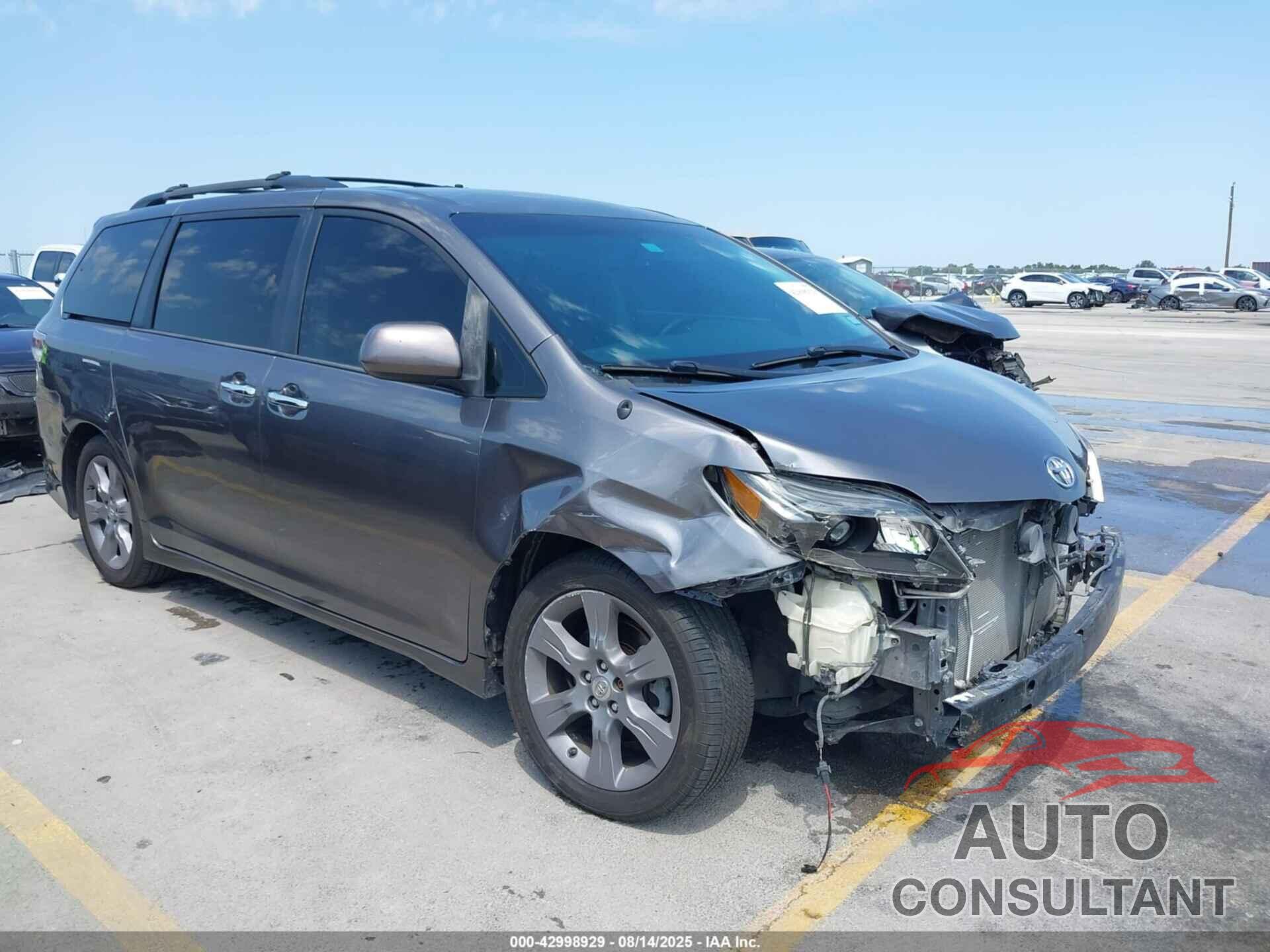 TOYOTA SIENNA 2014 - 5TDXK3DC7ES487541