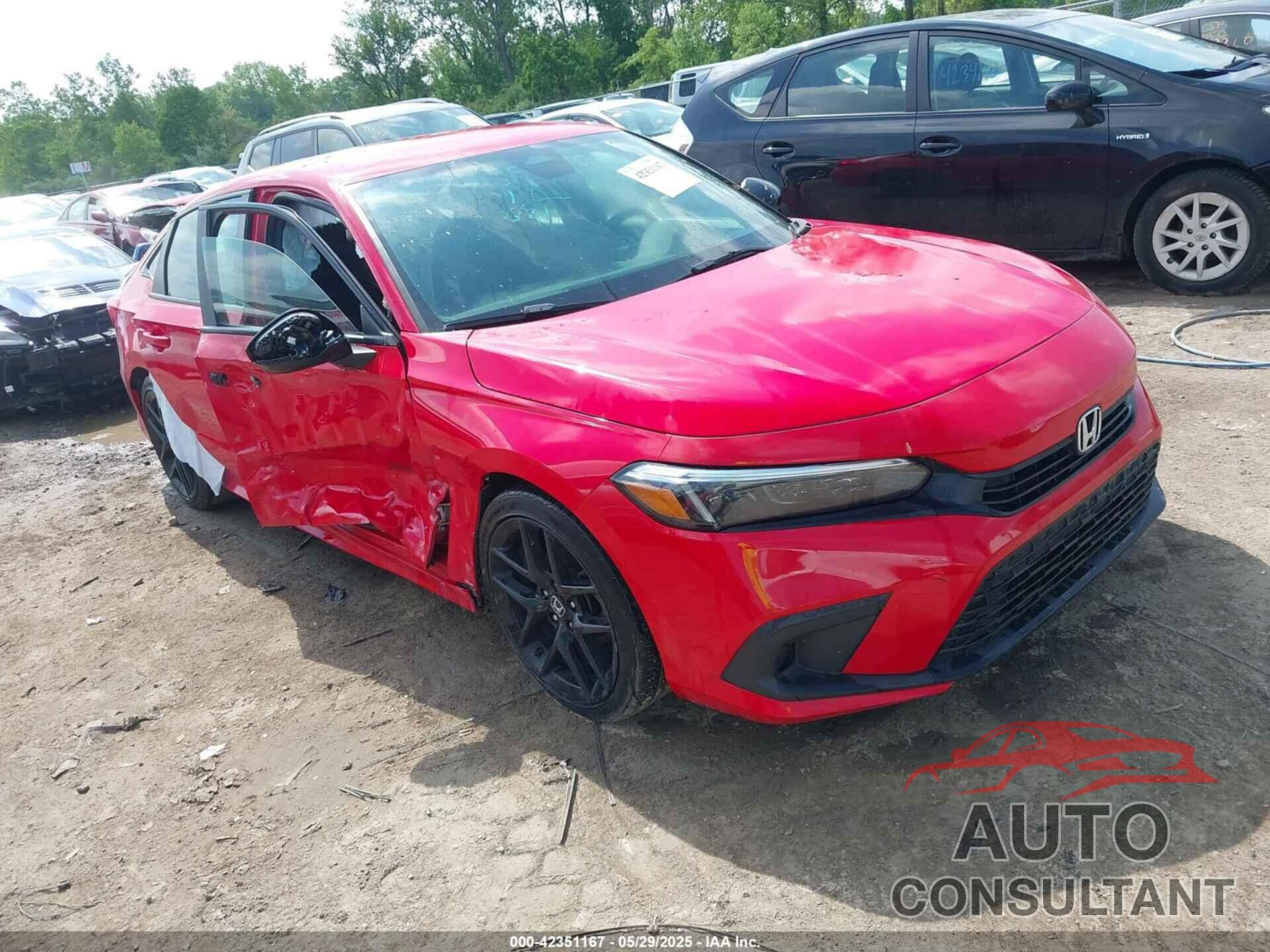 HONDA CIVIC 2022 - 2HGFE2F51NH504782