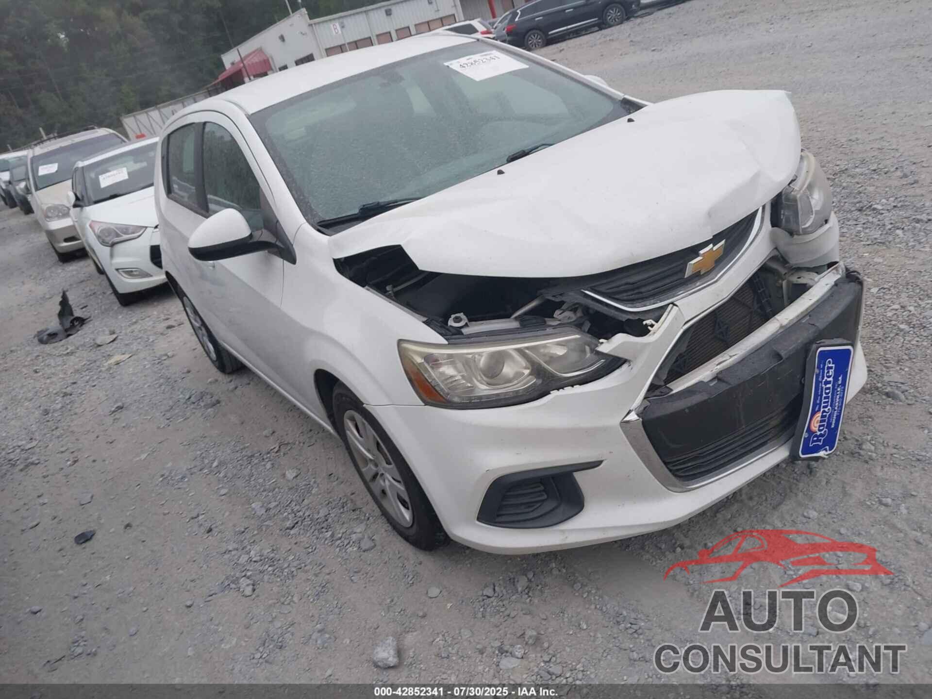 CHEVROLET SONIC 2017 - 1G1JG6SH3H4153586