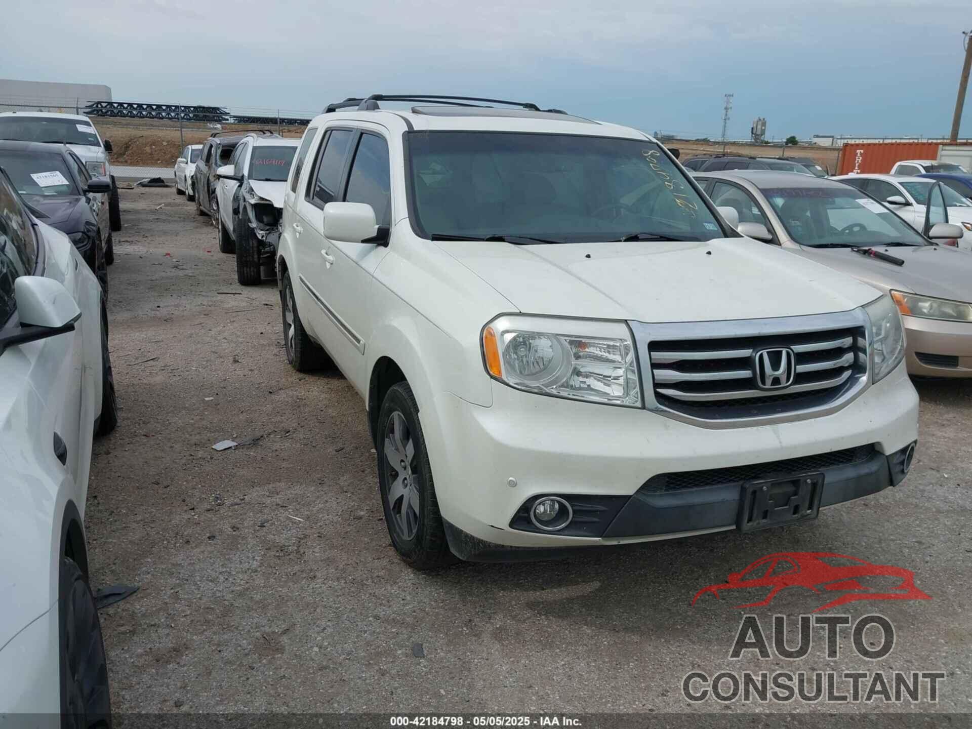 HONDA PILOT 2012 - 5FNYF3H95CB041770