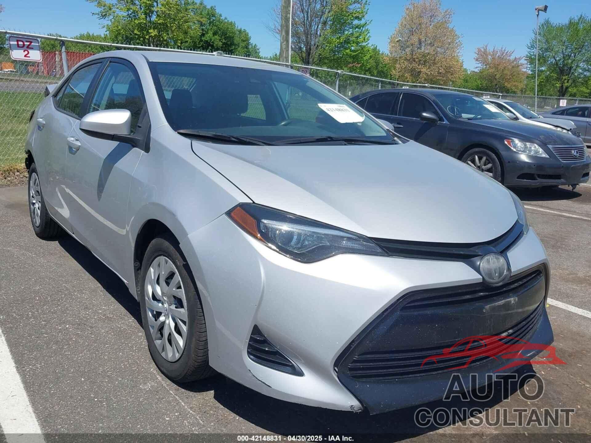 TOYOTA COROLLA 2019 - 2T1BURHE6KC148244