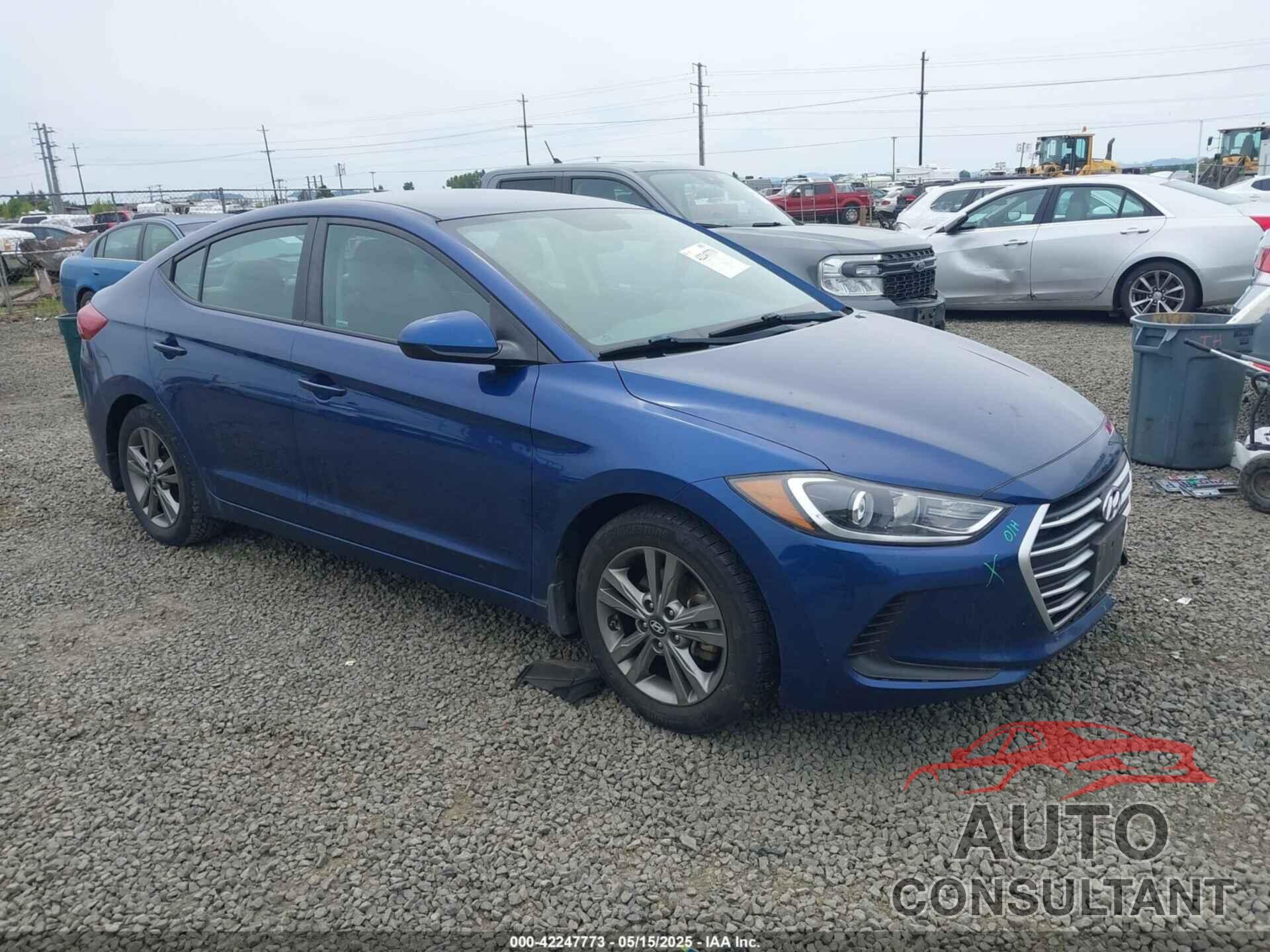HYUNDAI ELANTRA 2018 - 5NPD84LF2JH321009