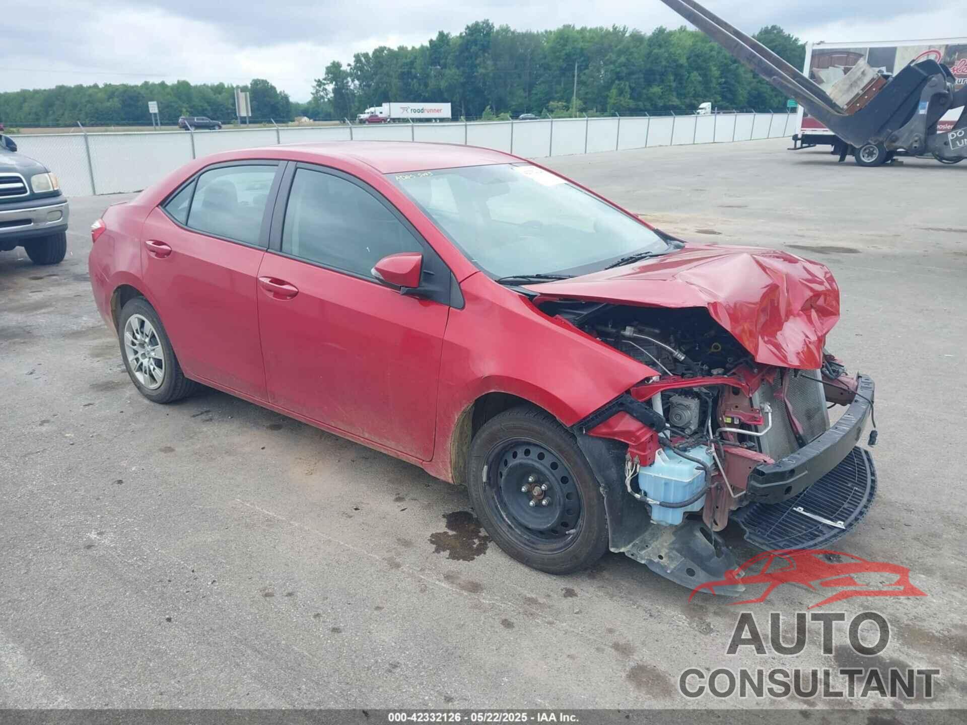 TOYOTA COROLLA 2016 - 5YFBURHE3GP401222