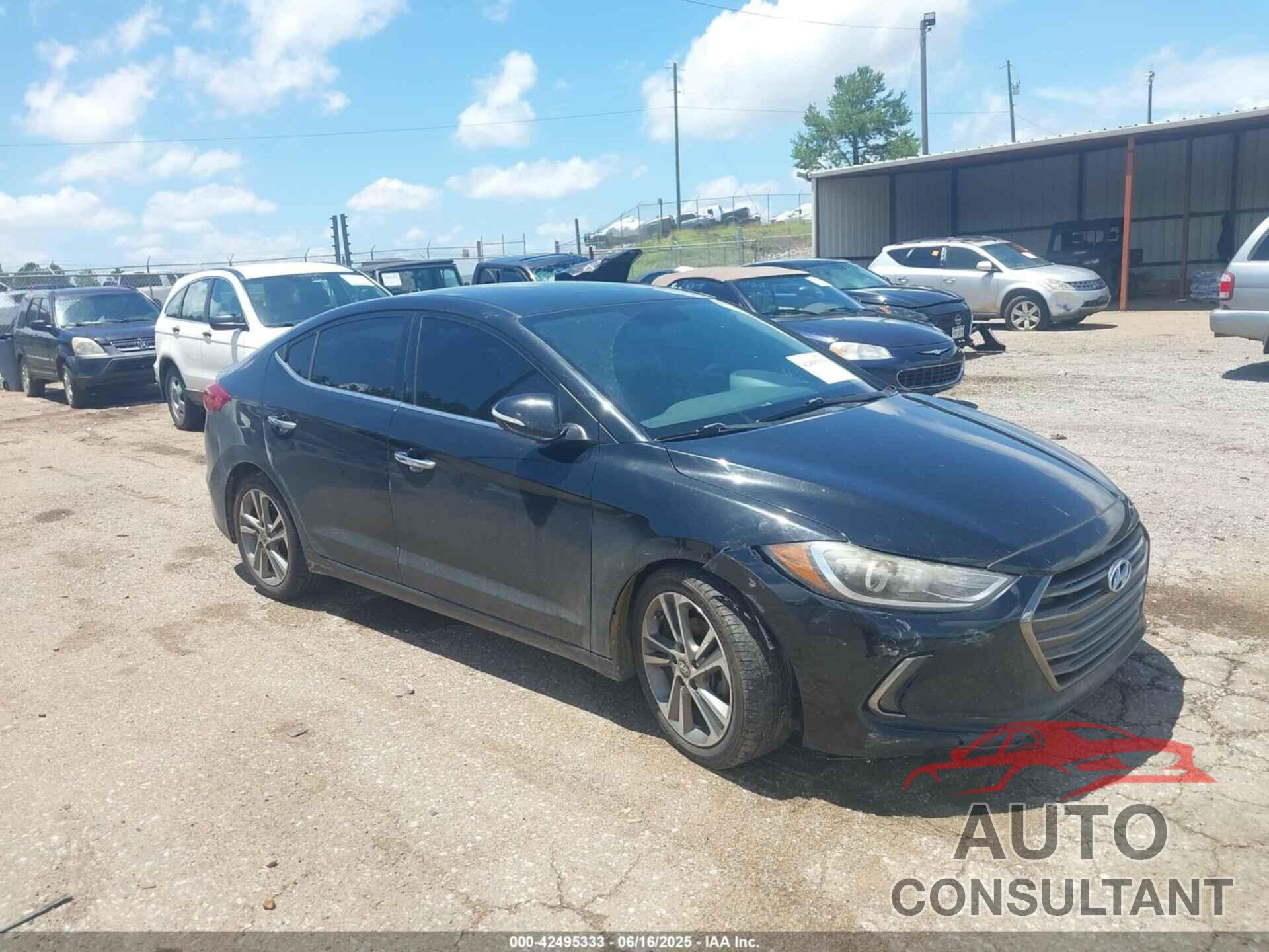 HYUNDAI ELANTRA 2017 - 5NPD84LF0HH056066