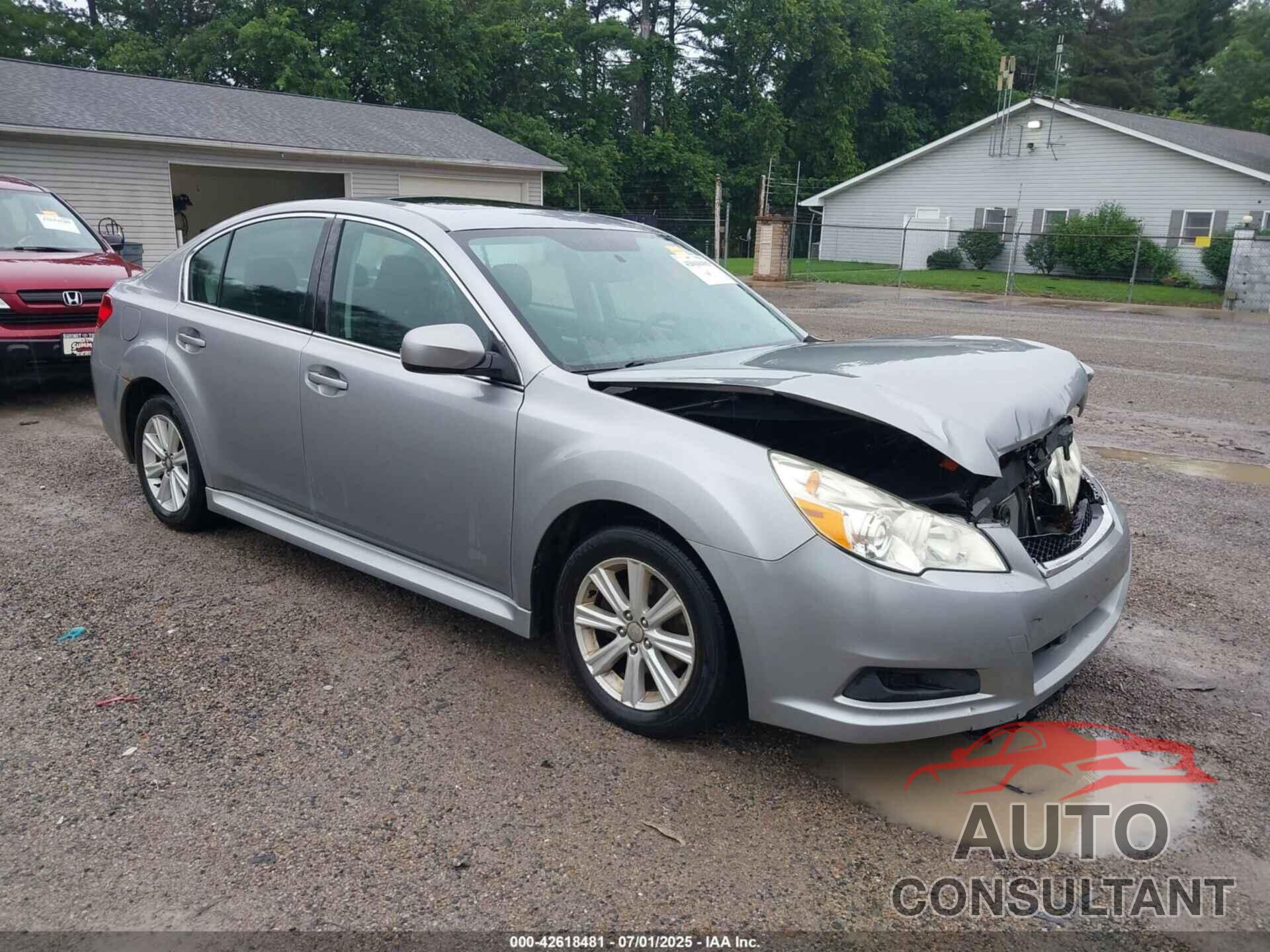 SUBARU LEGACY 2011 - 4S3BMCG61B3237493