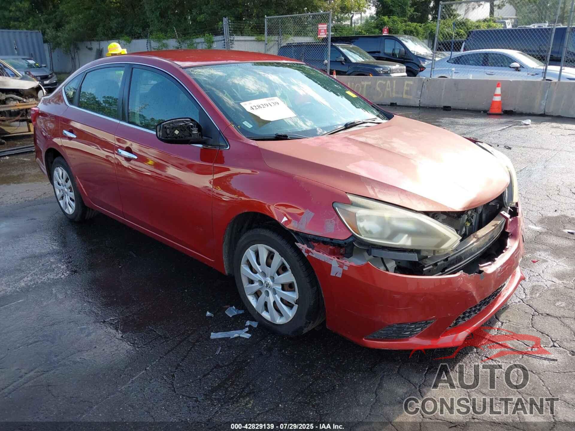 NISSAN SENTRA 2017 - 3N1AB7AP1HL635619